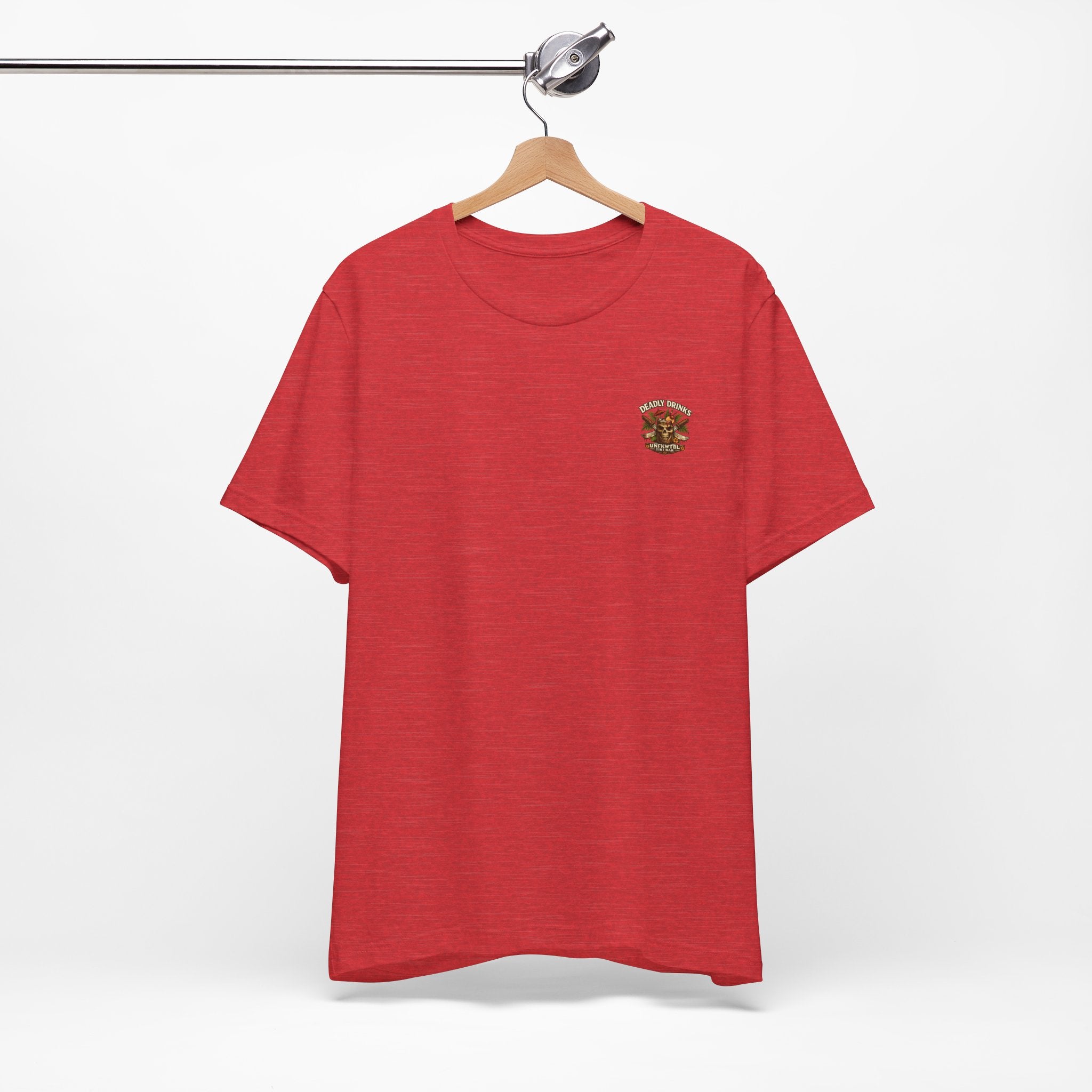 Annabelle Tropical Doll Graphic Tee - Retro Cocktail Girl T-Shirt