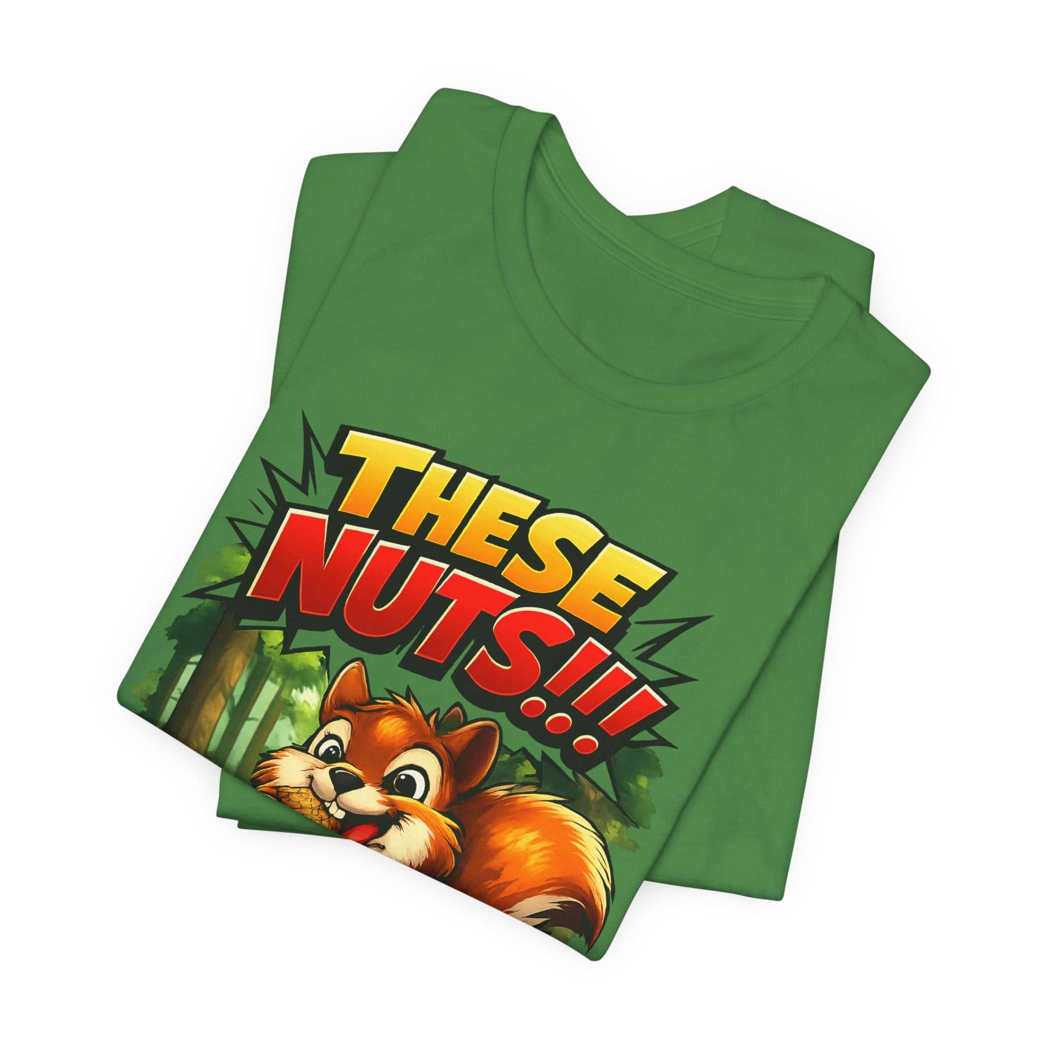 Graphic T-Shirt - Playful Squirrel Woodland Design for Casual Wear