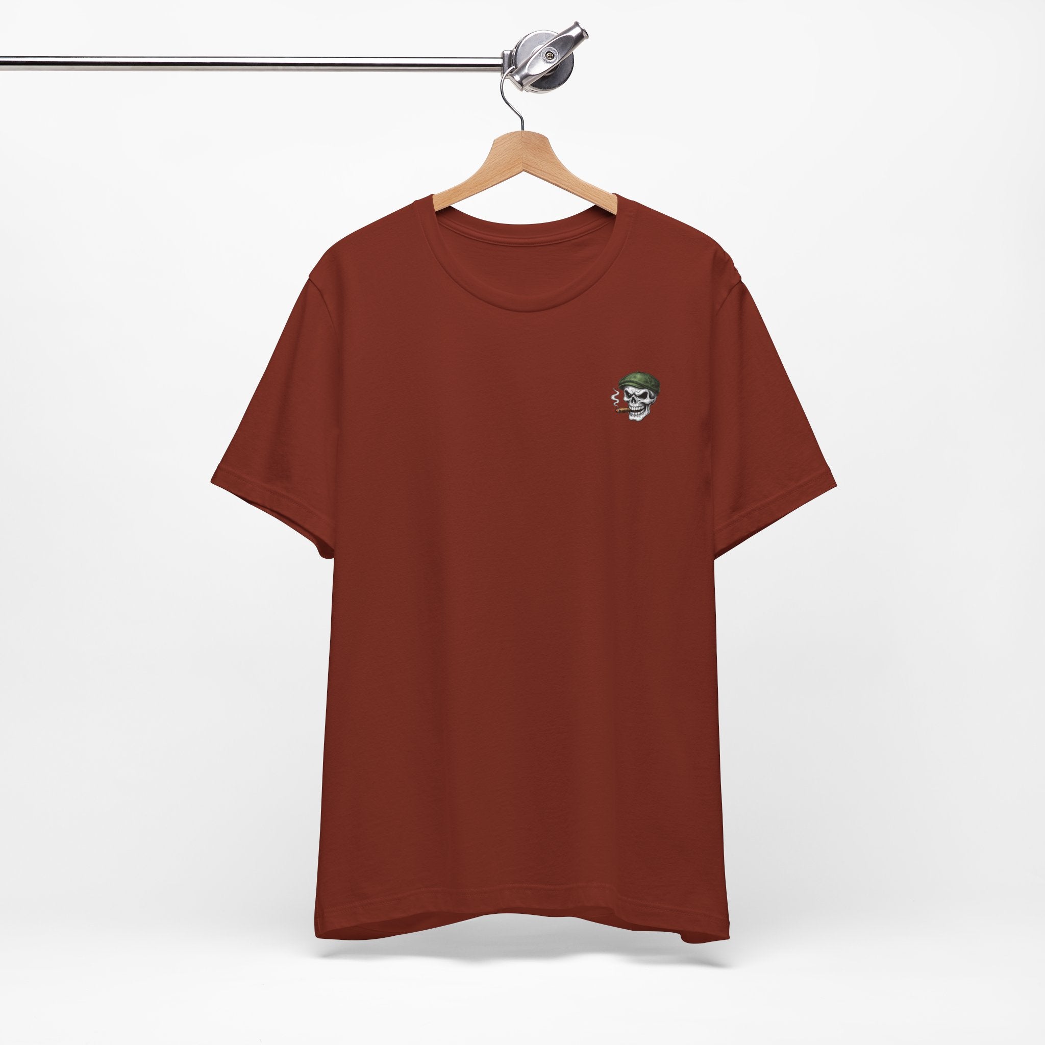 Gettin' Lucky St. Patrick's T-Shirt — Pinup Skull Irish Beer Graphic Tee