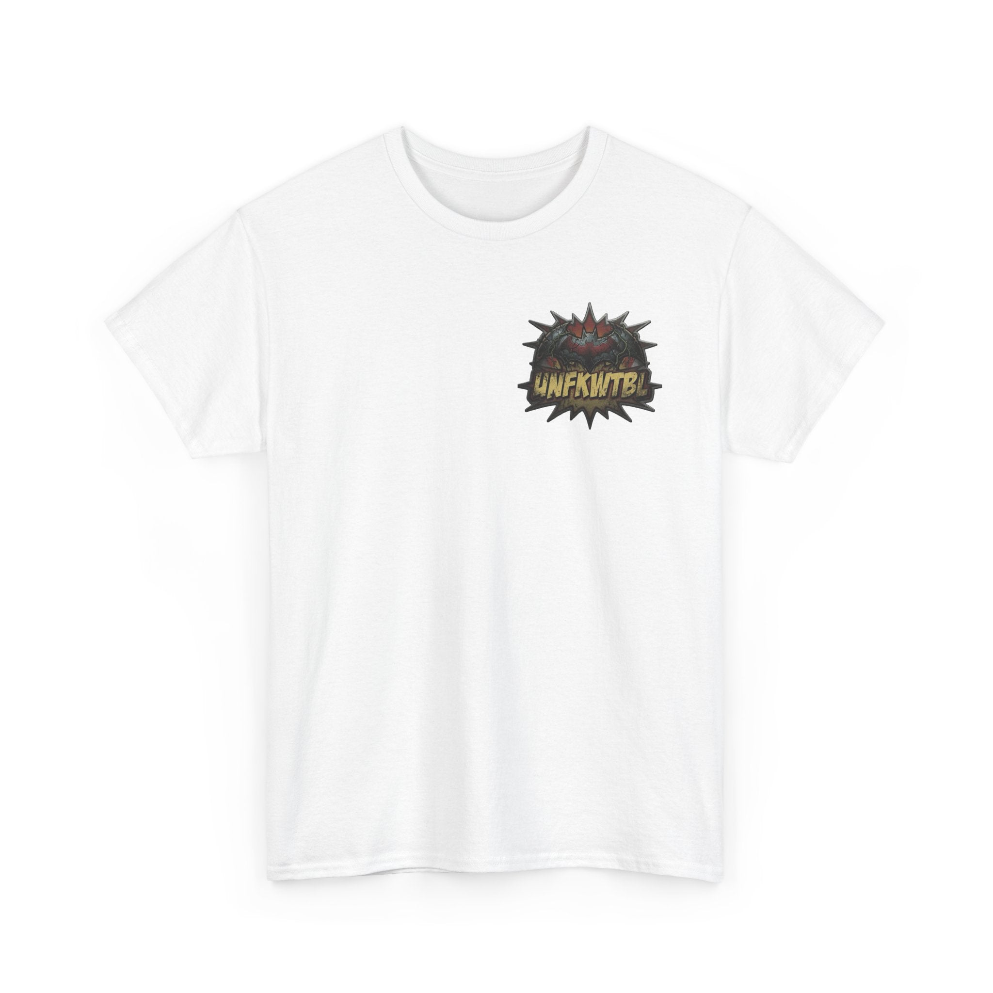 Zombie Apocalypse Dark warrior Graphic Tee — "UNFKWTBL" Retro Comic Poster T-Shirt