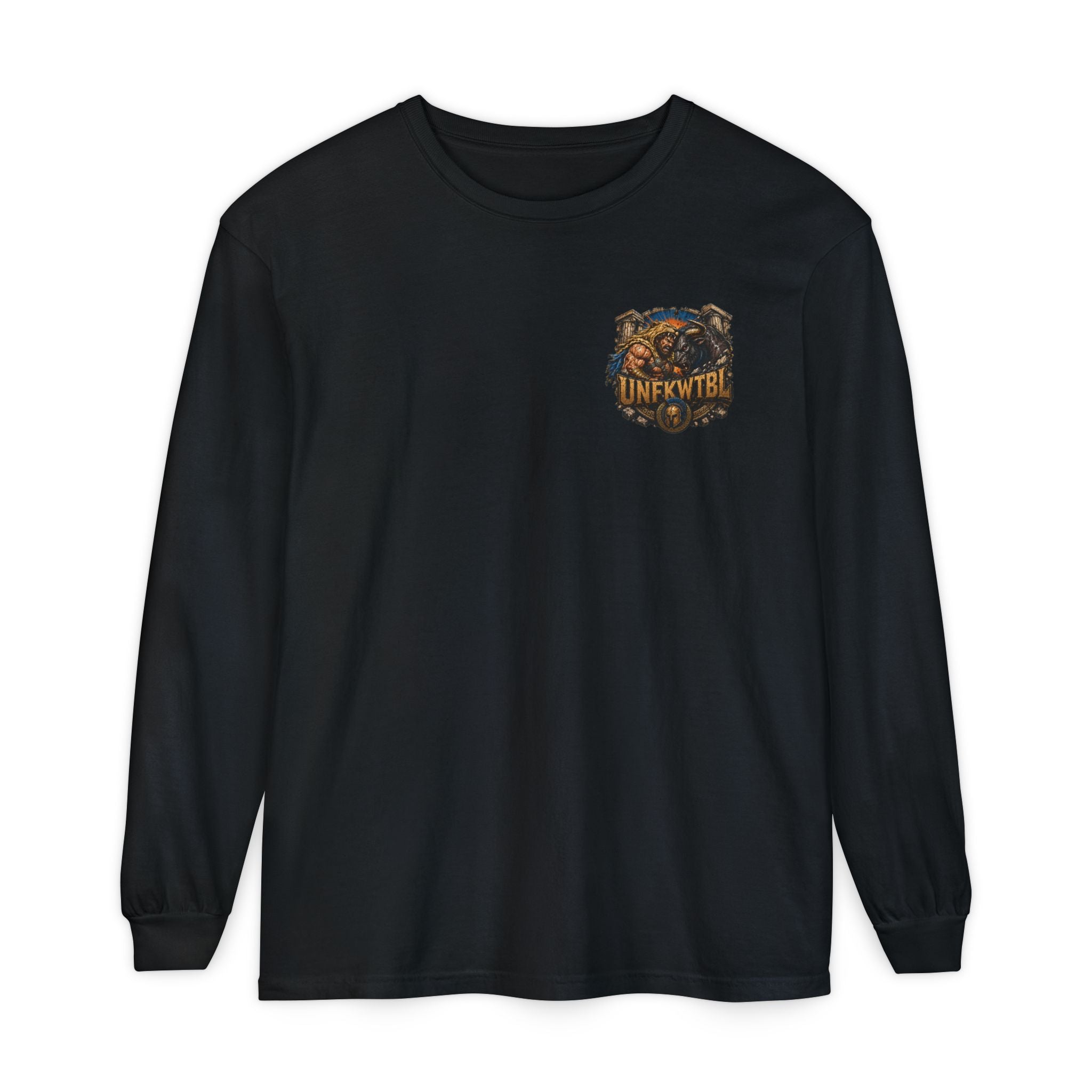 Hercules vs Minotaur Graphic Long Sleeve Tee