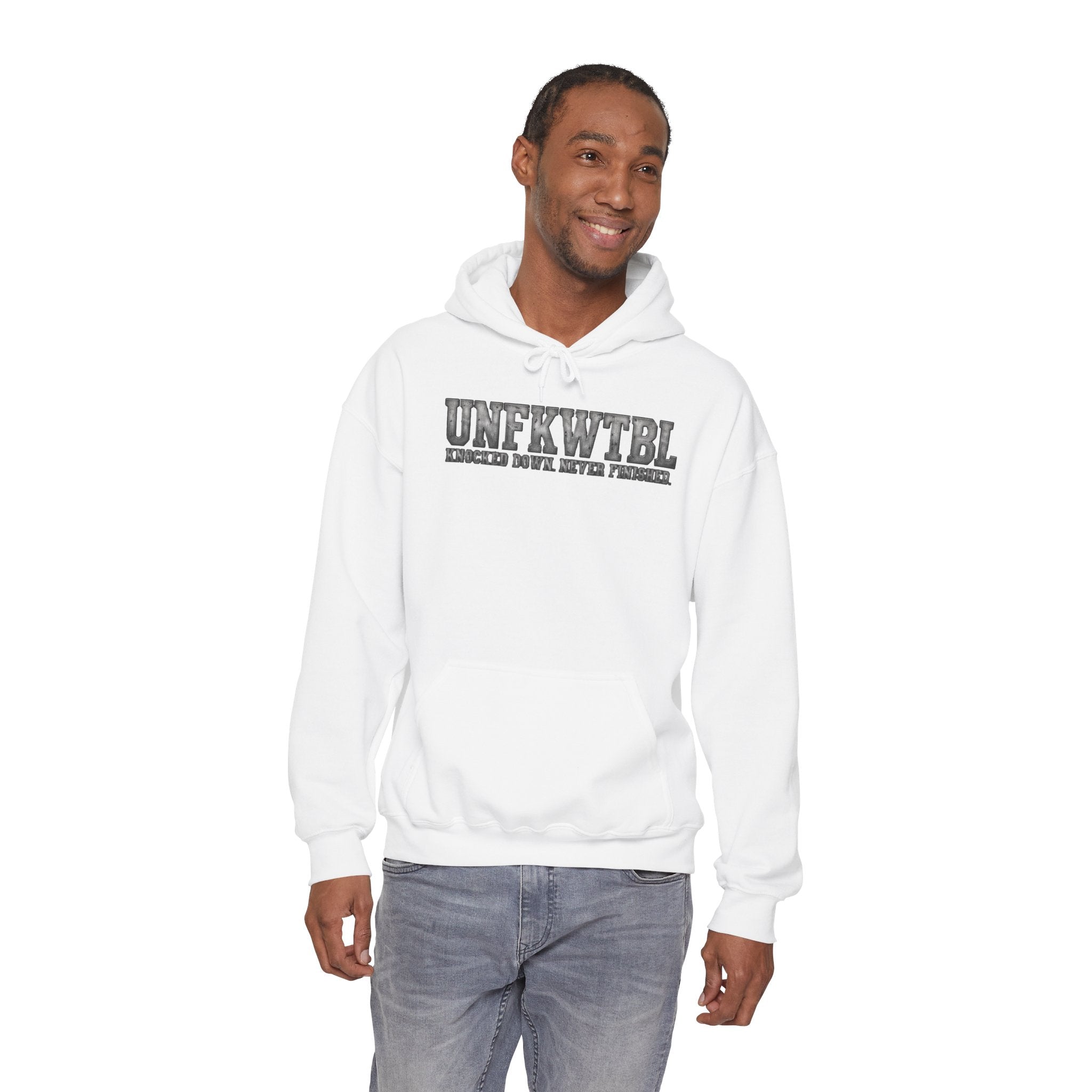 Hoodie — UNFKWTBL Distressed Logo Pullover