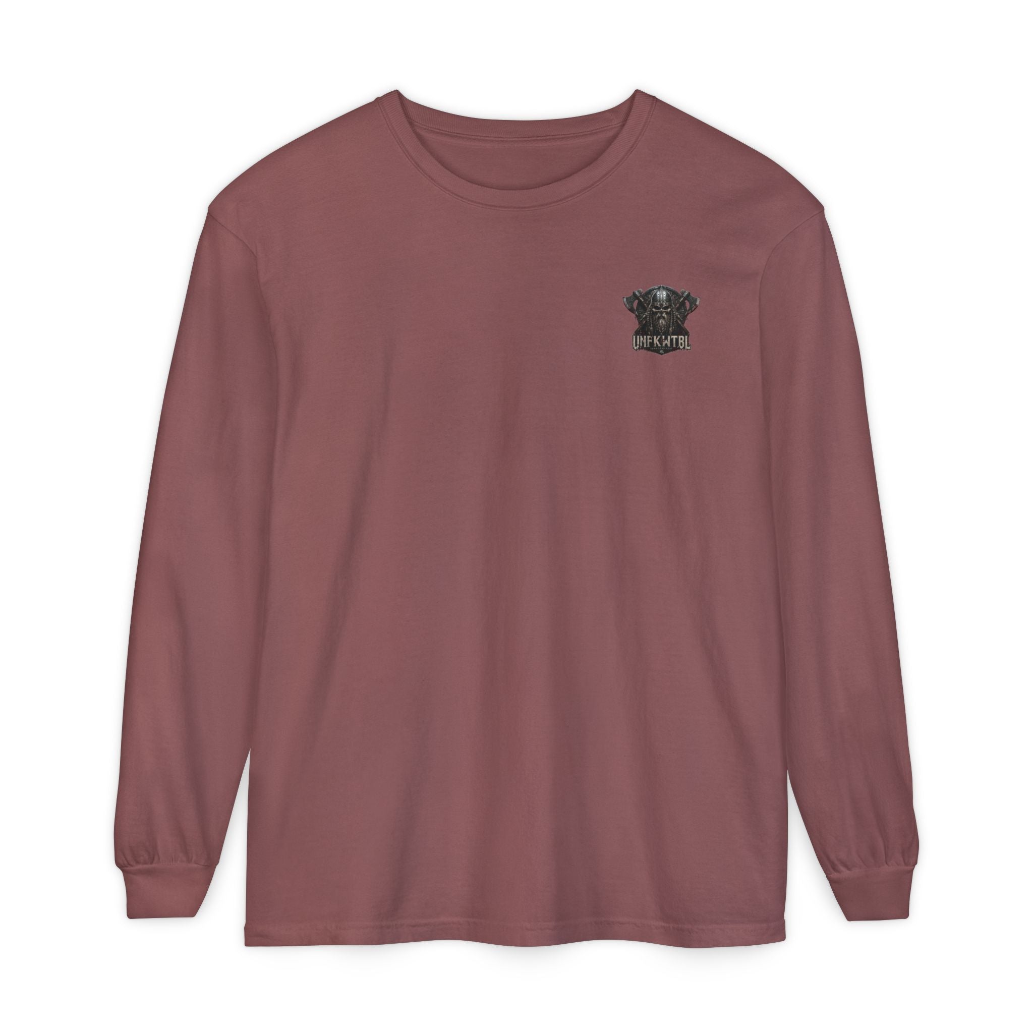 Valhalla Calls Long Sleeve Tee — "Earn Your Seat" Viking Graphic