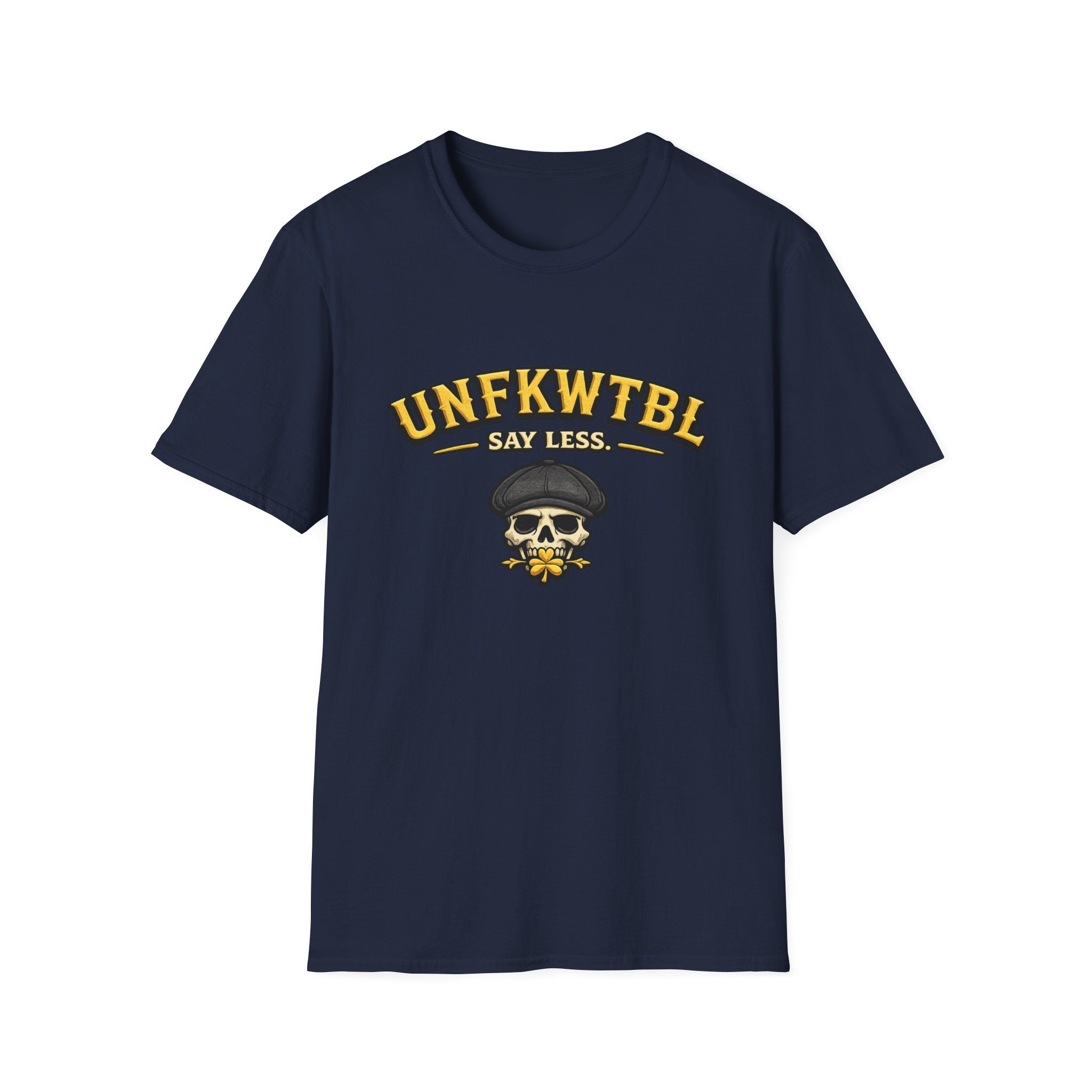 Skull 'UNFKWTBL Say Less' Graphic T-Shirt