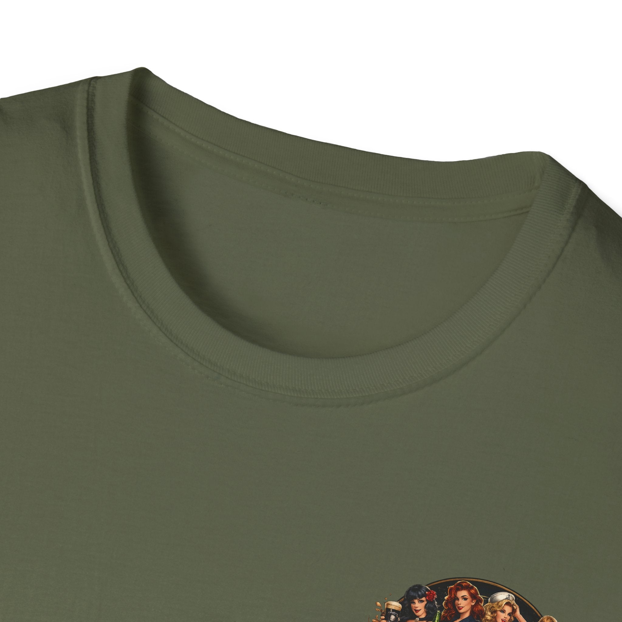 Pinup Rebel T-Shirt — "UNFKWTBL: Naughty by Nature, Delicious by Choice" Vintage Rock Tee