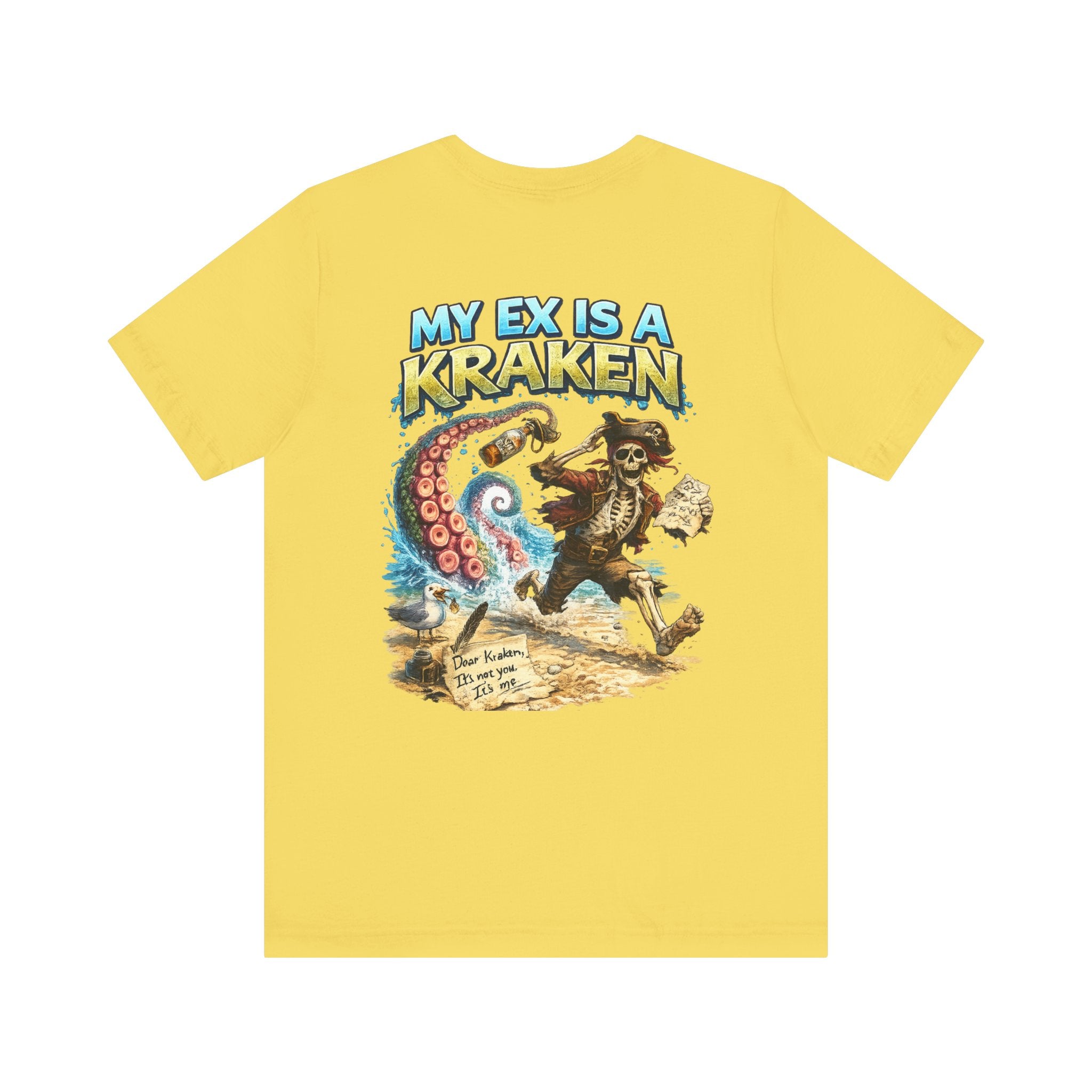 My Ex Is A Kraken Pirate T-Shirt — Funny Nautical Graphic Tee