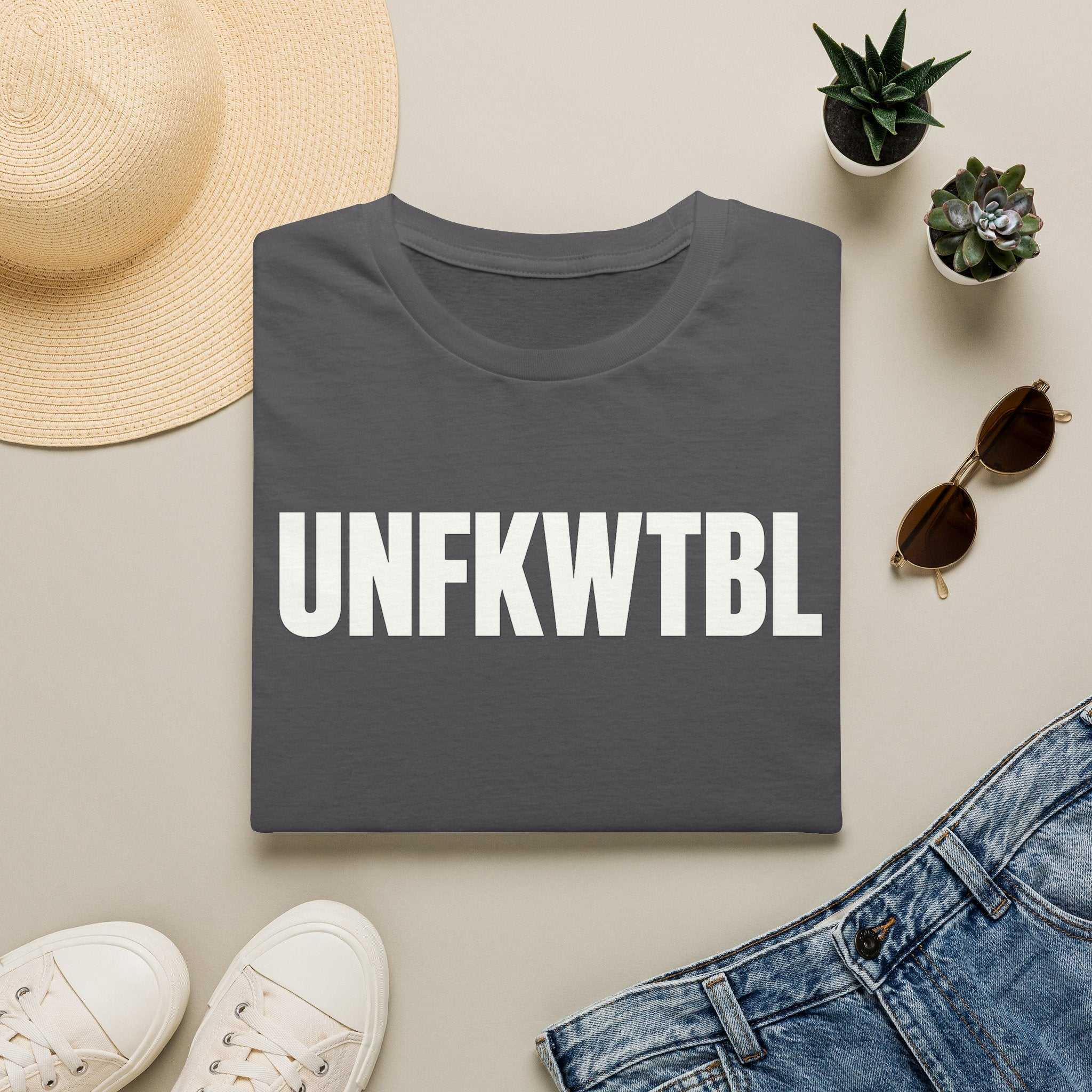 UNFKWTBL Graphic Tee — Bold Abbreviation Statement Shirt
