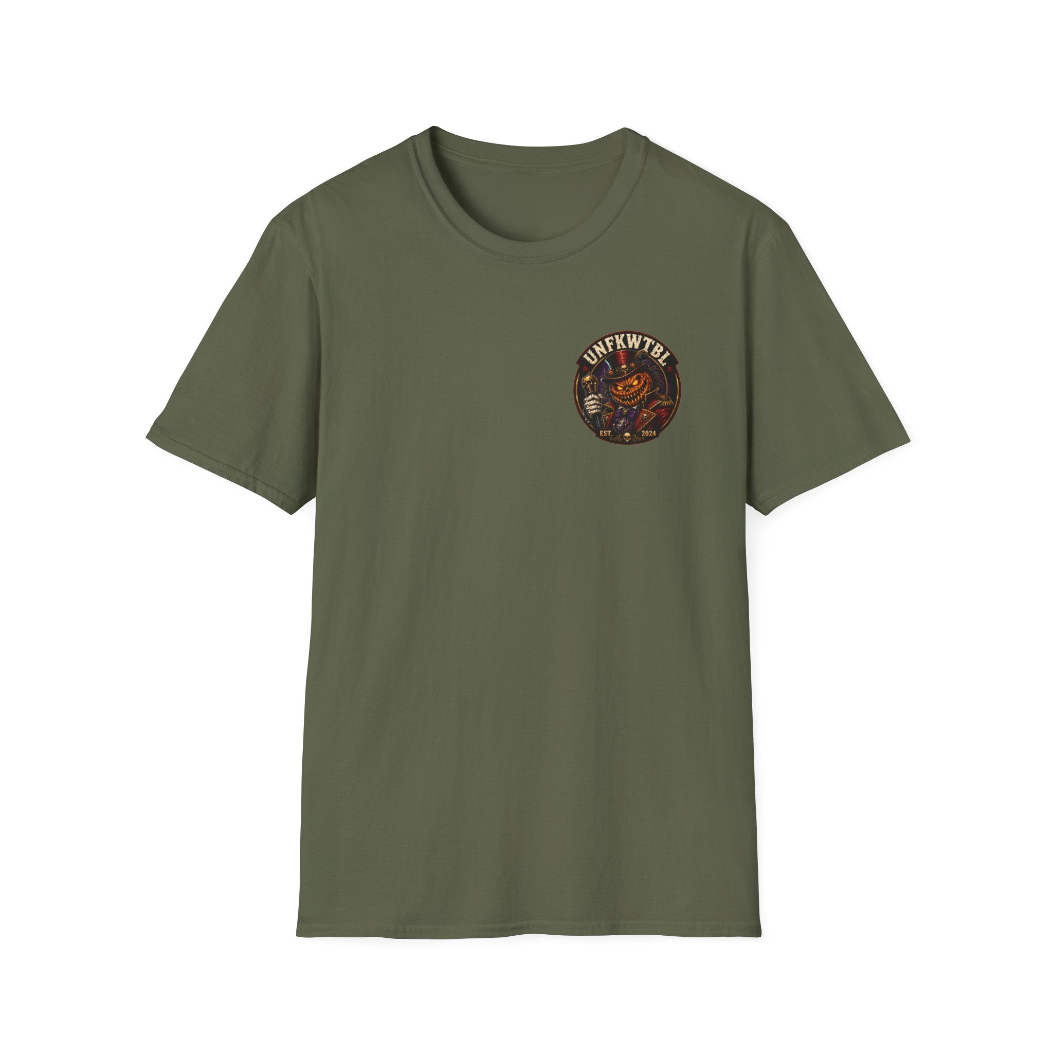 Vintage Pumpkin Skull Tee — Unfkwtbl Halloween Graphic T-Shirt
