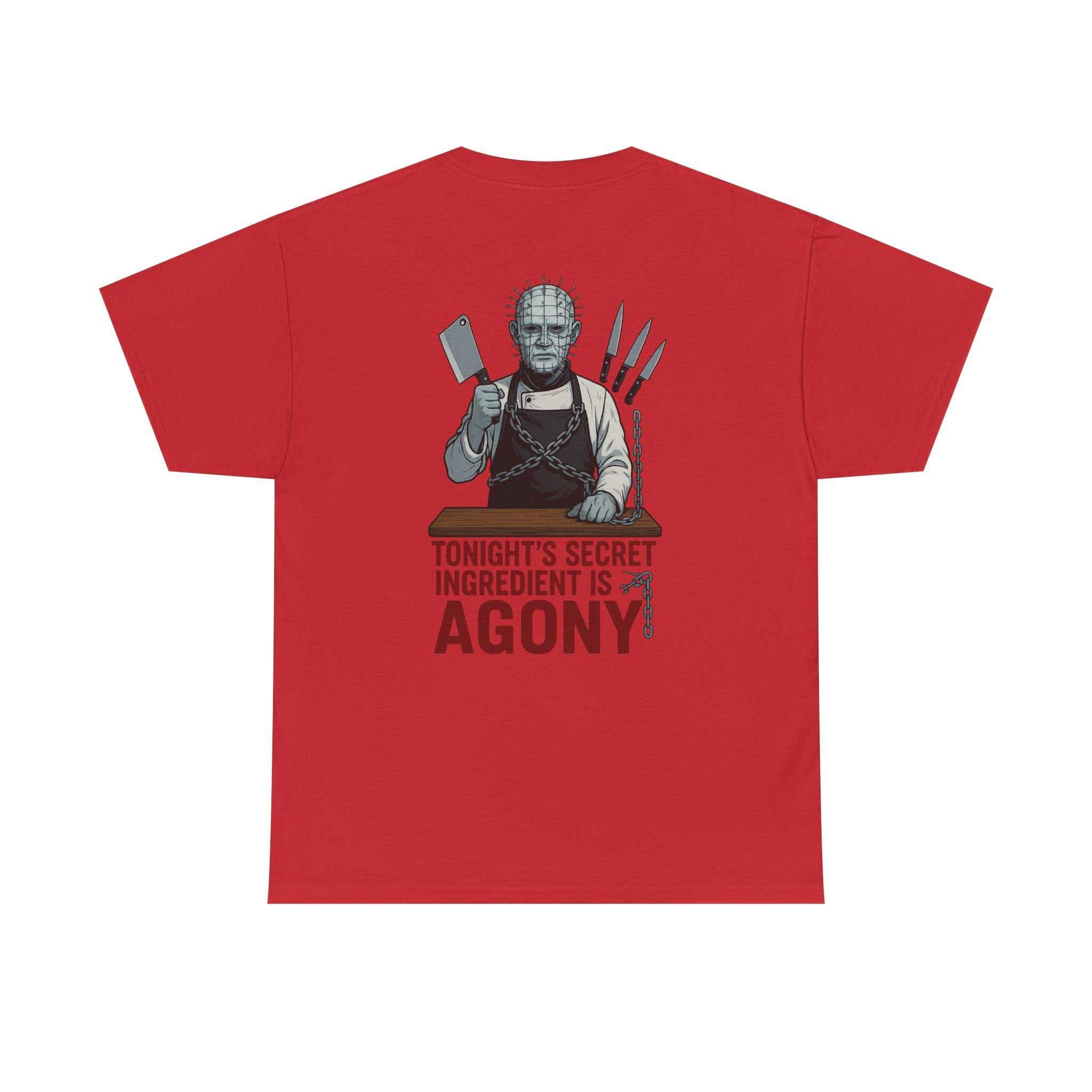 Pinhead Unisex Tee featuring CHOPPED contestant design on 100% cotton shirt