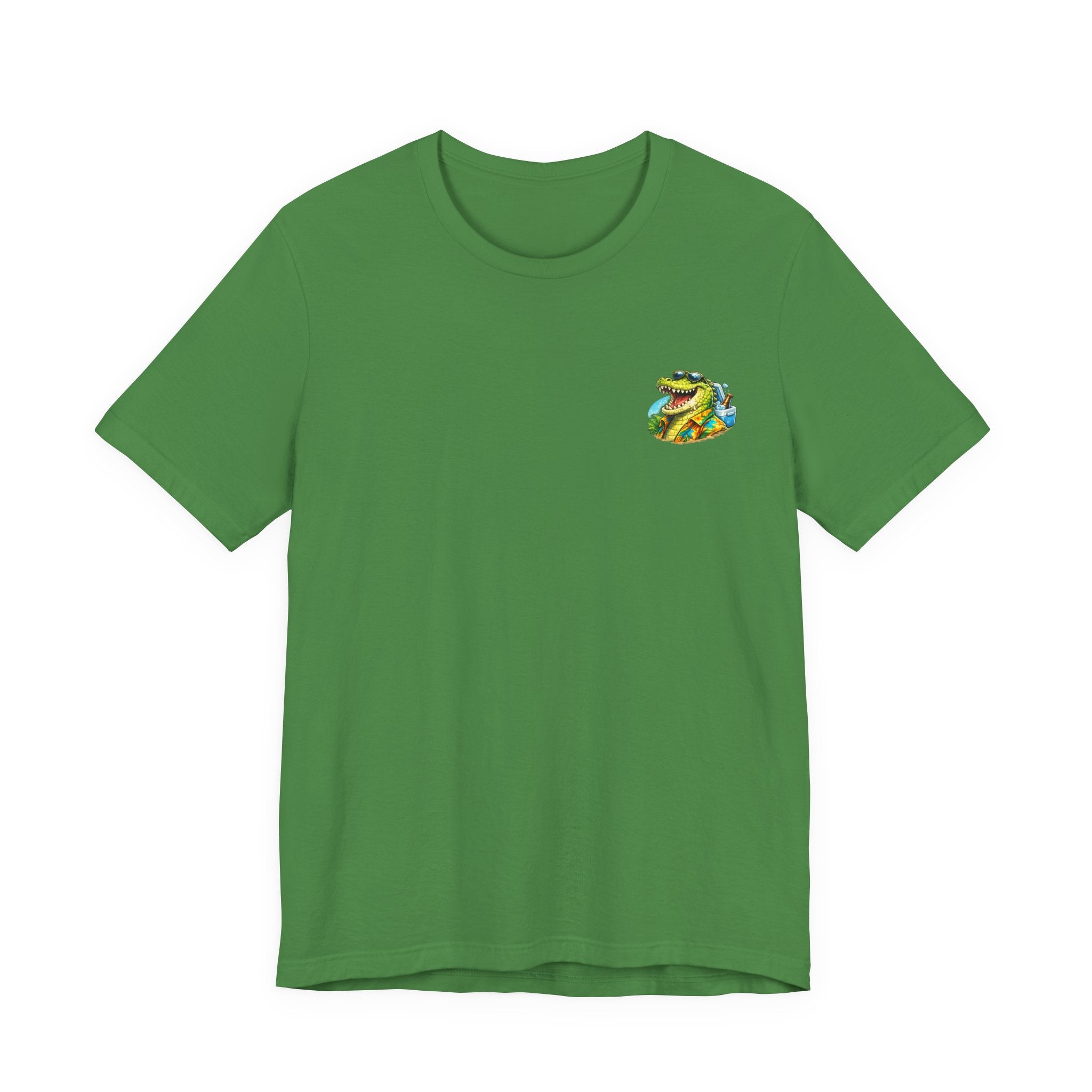 One More Round Turtle Tee — Retro Alligator Bar Fishing Graphic T-Shirt