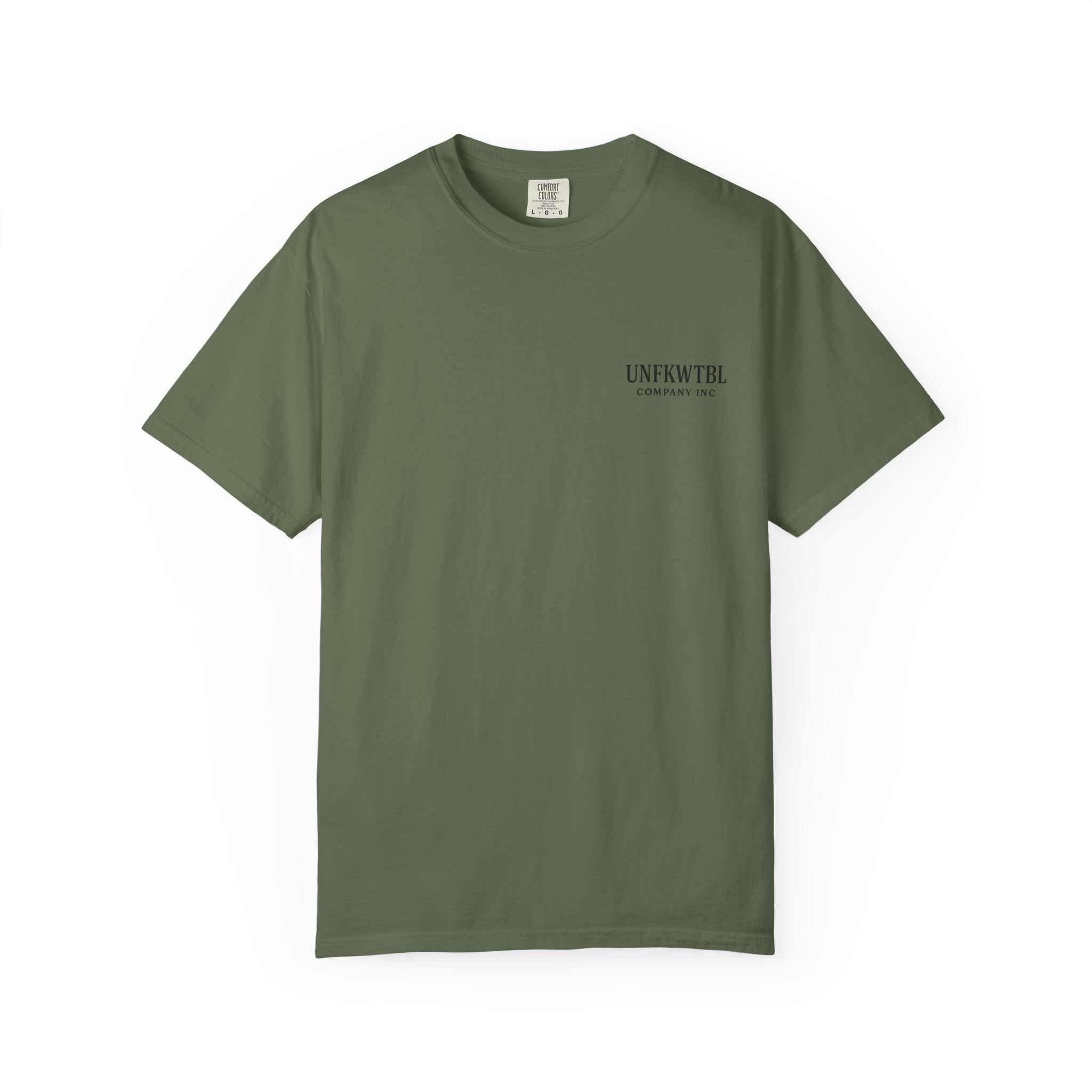 Steel and Silence T-shirt unisex steel-colored garment-dyed cotton casual tee with crew neck and relaxed fit