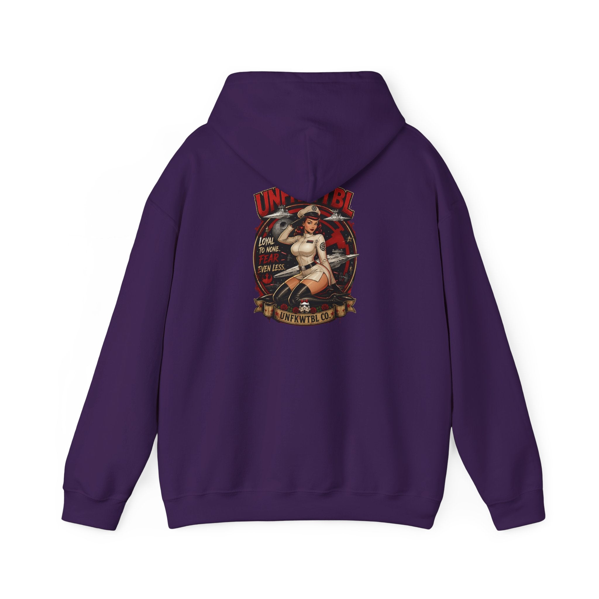 Pinup Nurse Graphic Hoodie – Vintage Tattoo Style Medical Crewneck