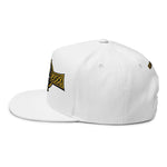 Celtic Skull Embroidered Flat Bill Cap — Viking Knot Snapback Hat