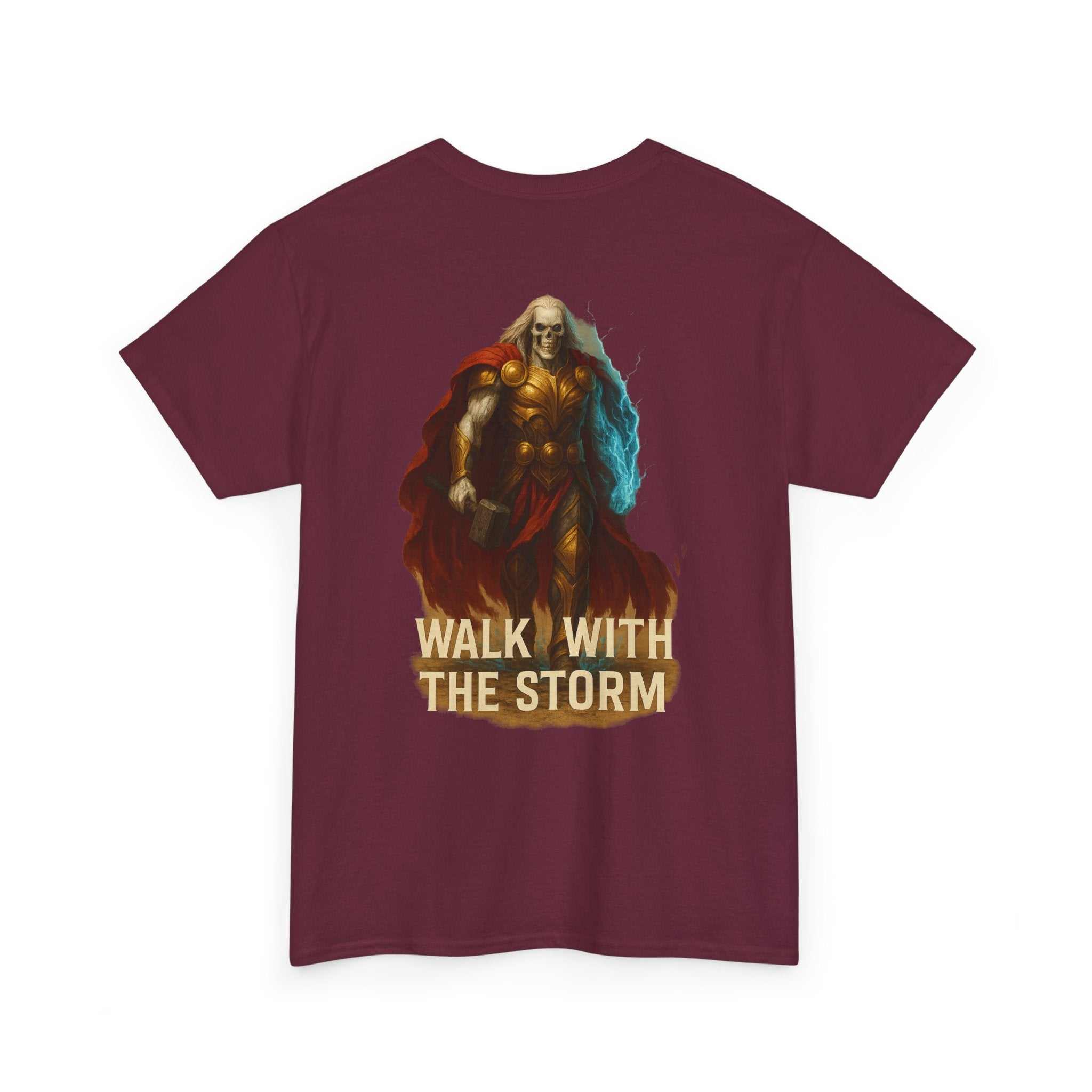 Unisex tee featuring Thor Lightning design symbolizing strength and vengeance
