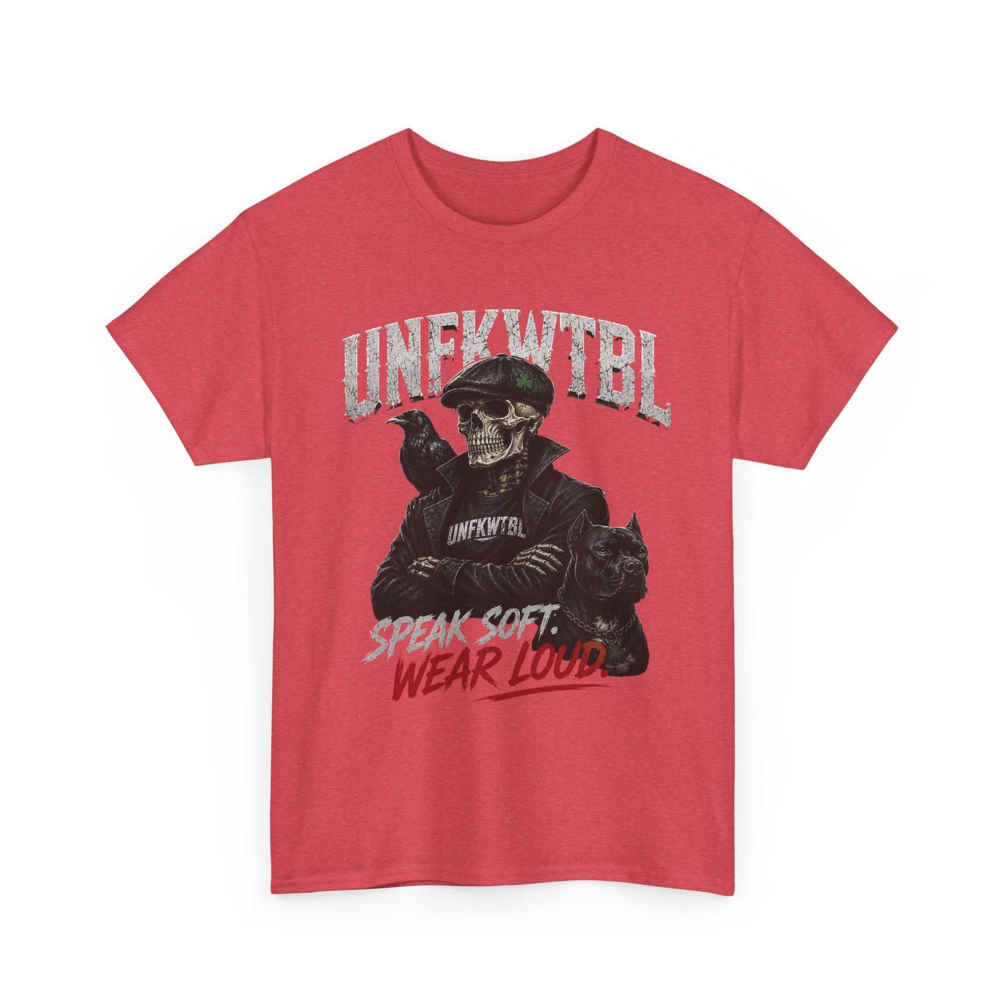 Skull Ranger Tee — “Speak Soft, Wear Loud” Graphic T‑Shirt