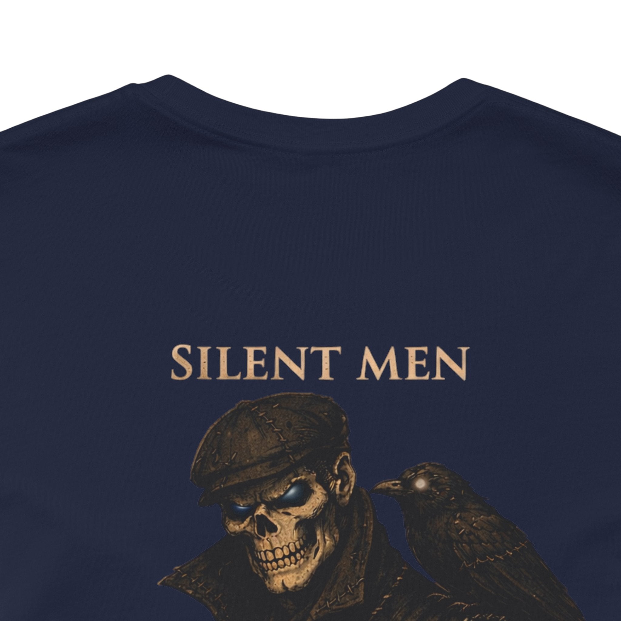 Silent Men Skull Rider Tee — 'Silent Men They Decide' Graphic T-Shirt
