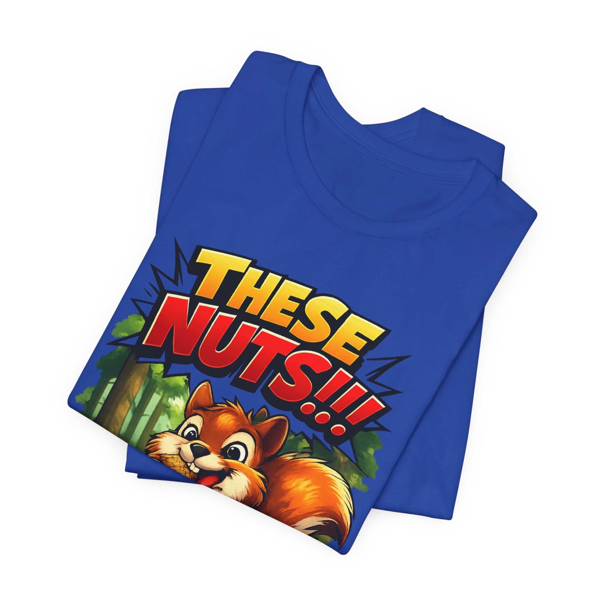Graphic T-Shirt - Playful Squirrel Woodland Design for Casual Wear