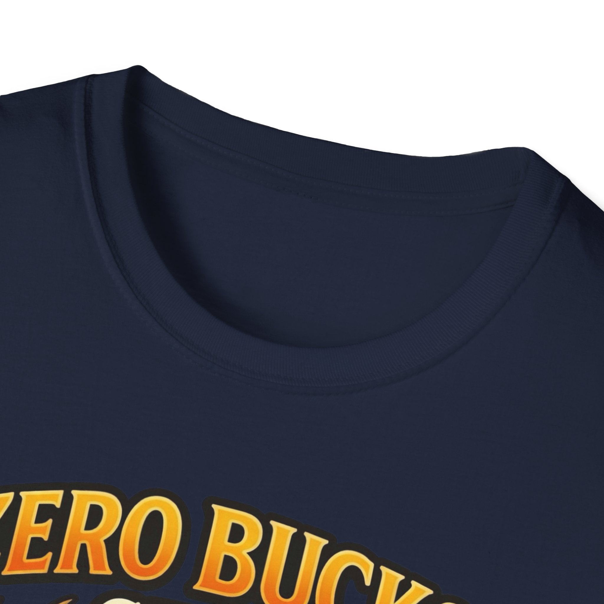 Zero Bucks Given Deer Skull T-Shirt — Funny Hunting Skull Tee