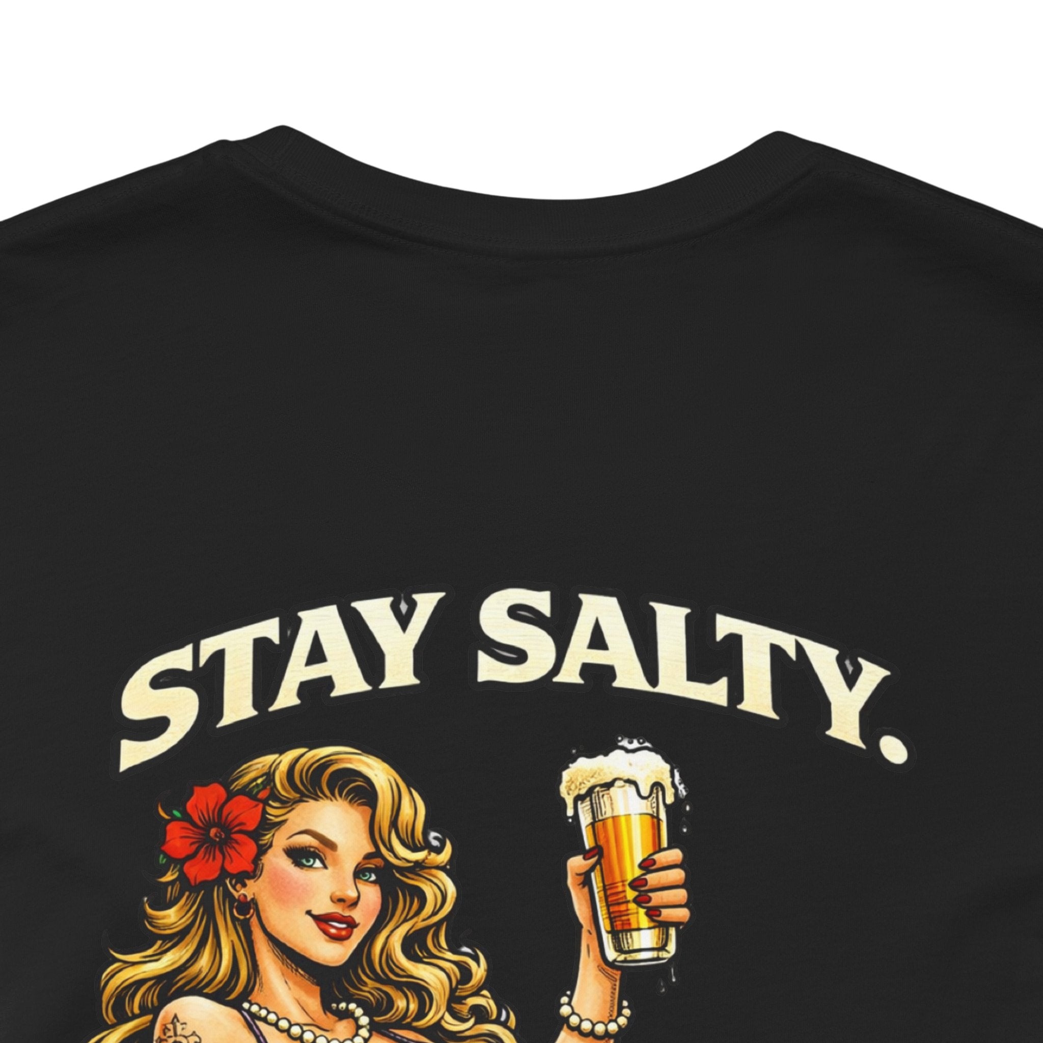 Stay Salty Mermaid T-Shirt — 'Remain UNFKWTBL' Vintage Beach Tee