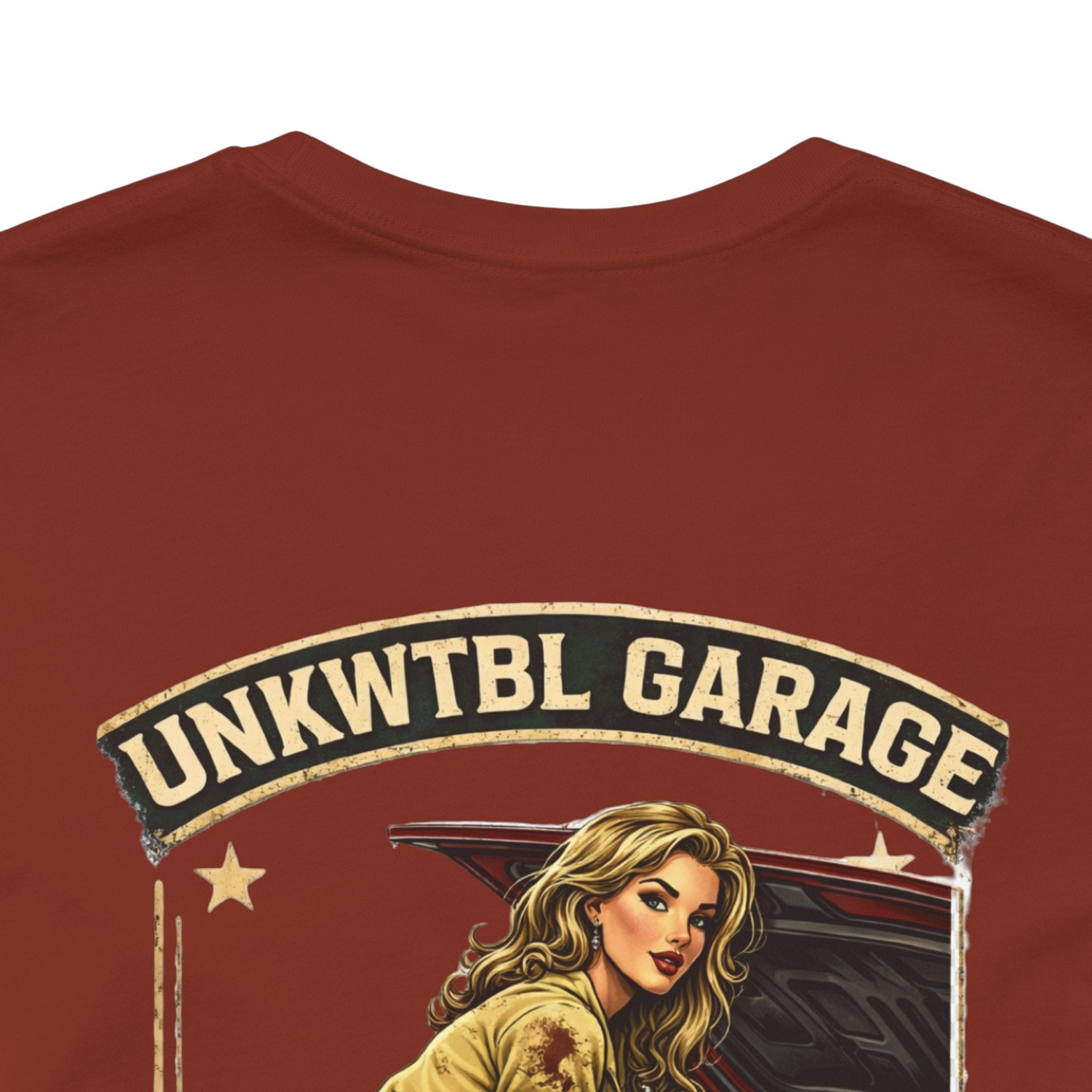 Mechanic On Duty Tee — Retro Pinup Garage T-Shirt