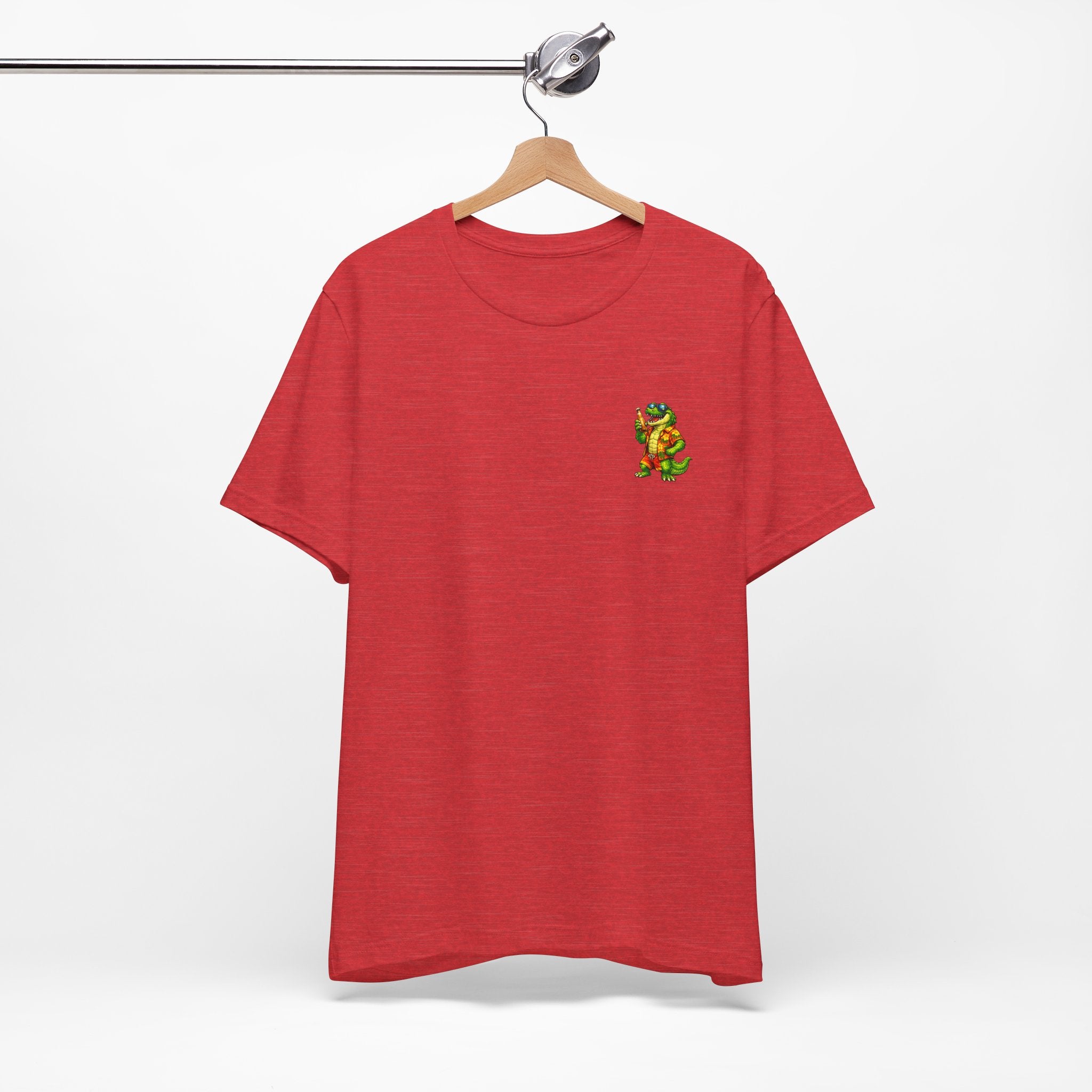 Vacation Party Tee — "This Is Why We Vacation" Tropical Shark & Gator Graphic Shirt
