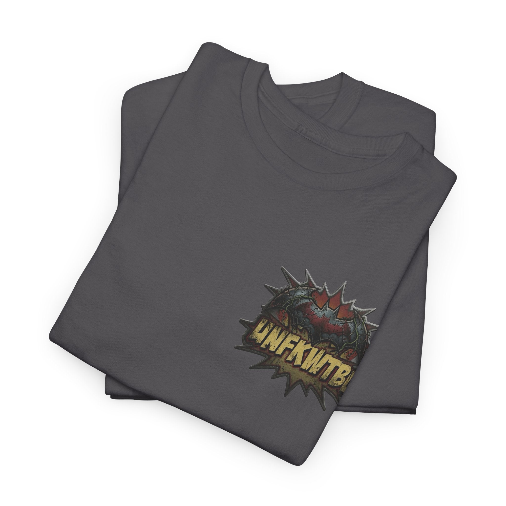 Zombie Apocalypse Dark warrior Graphic Tee — "UNFKWTBL" Retro Comic Poster T-Shirt