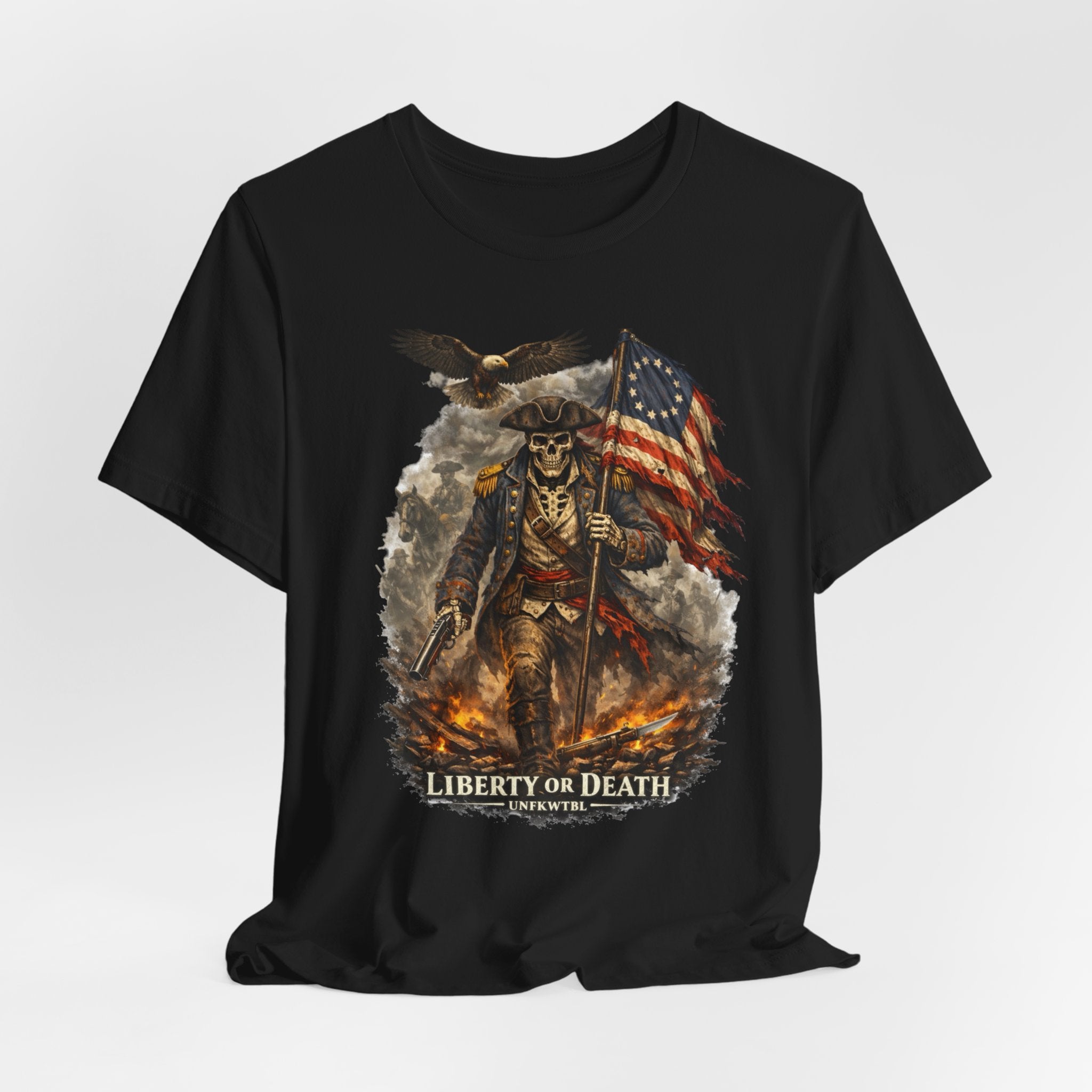 Liberty or Death Skull Flag T-Shirt