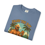 Atlas Enjoy the Day relaxed fit garment-dyed unisex summer t-shirt for men and women