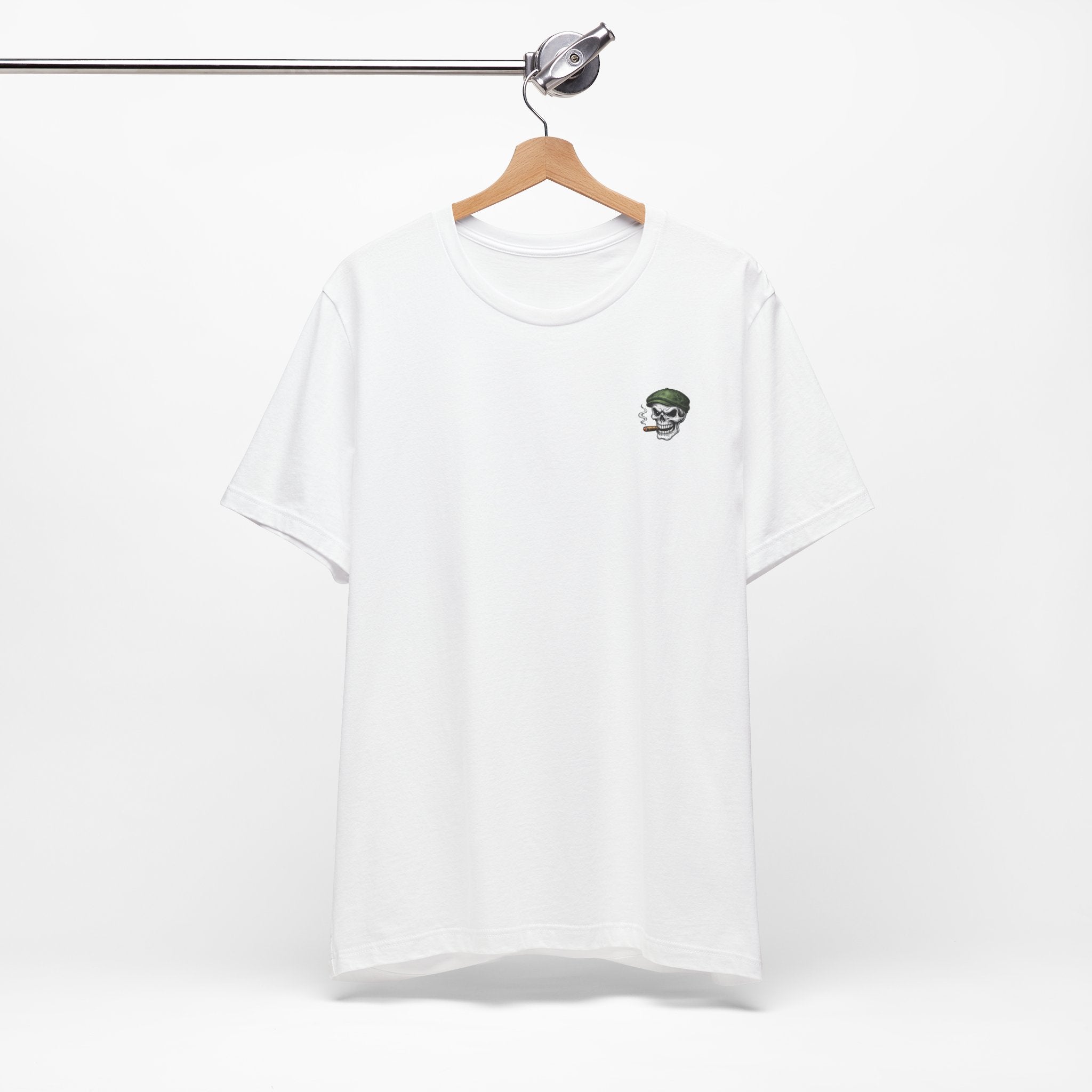 Gettin' Lucky St. Patrick's T-Shirt — Pinup Skull Irish Beer Graphic Tee