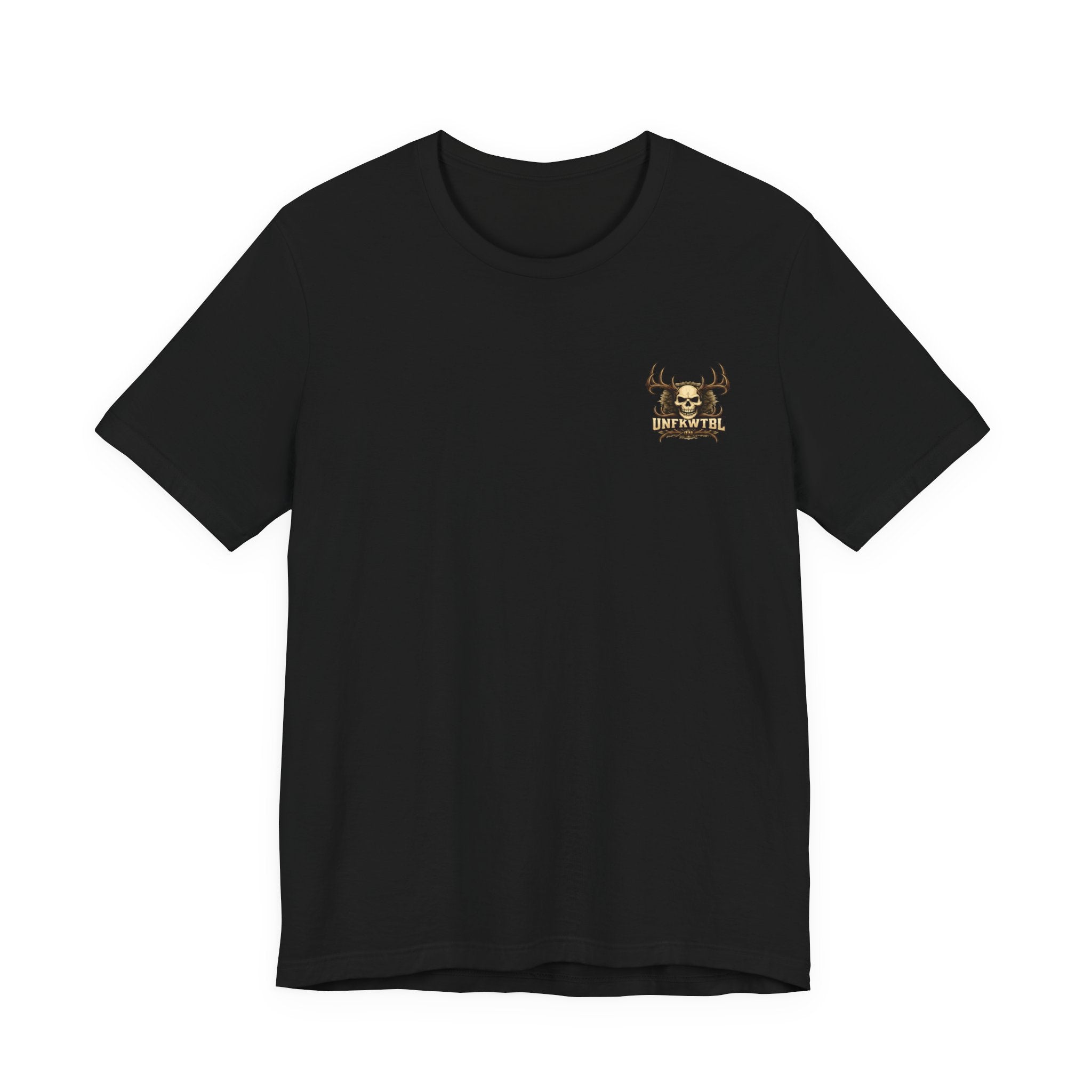 Zero Bucks Given Skull Deer Graphic Tee