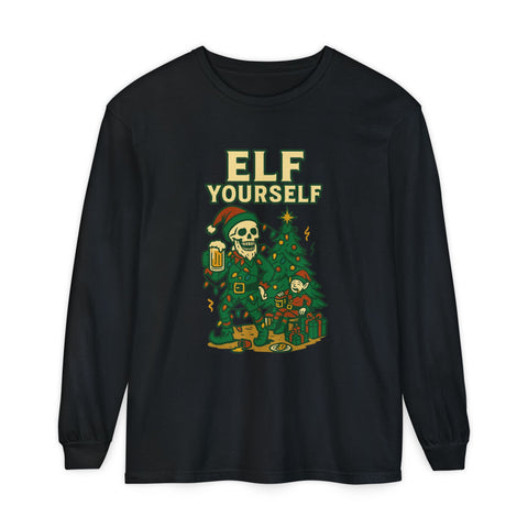 Elf Yourself Christmas Long Sleeve T-Shirt