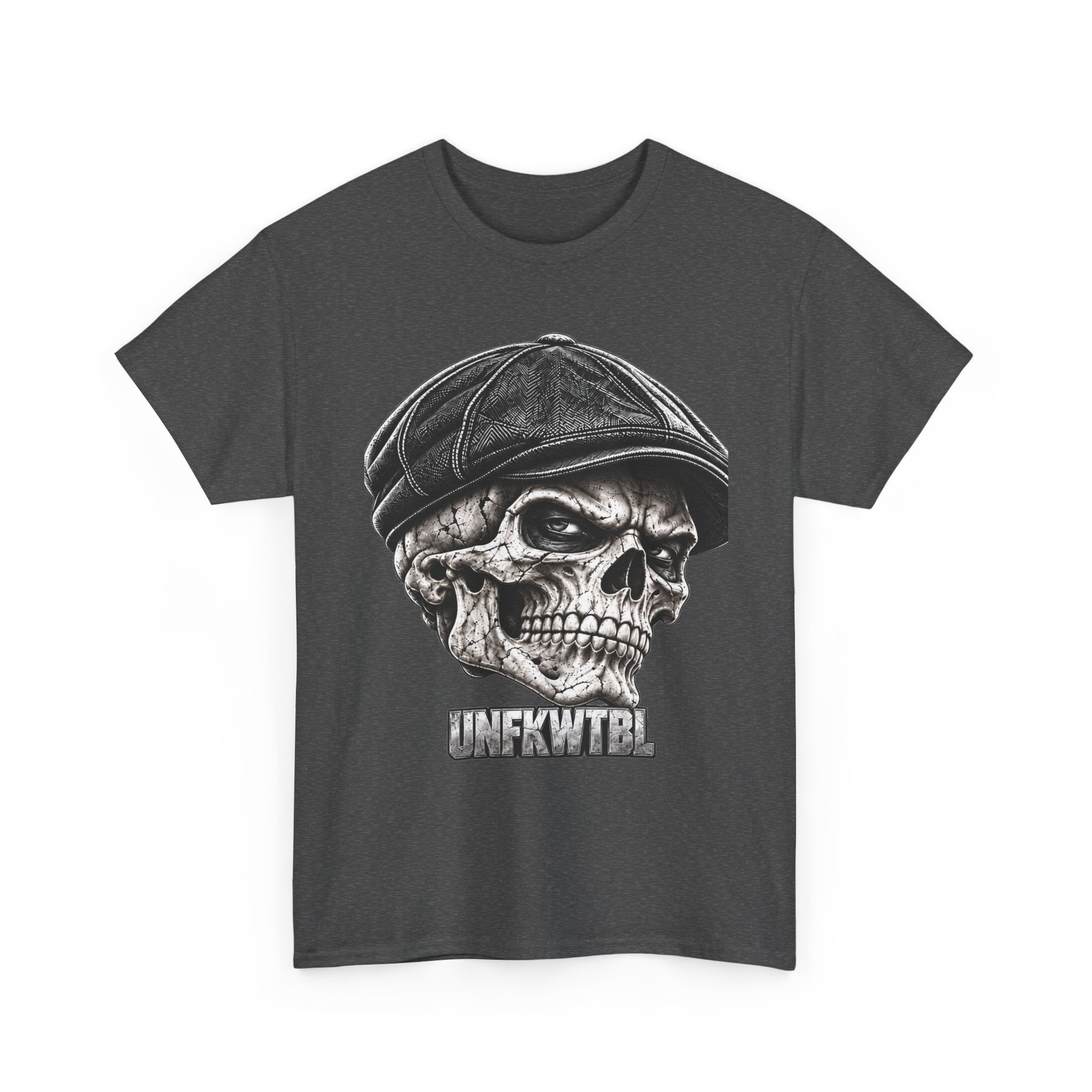 Skull Cap 'UNFKWTBL' Graphic Tee — Edgy Gothic Streetwear T-Shirt
