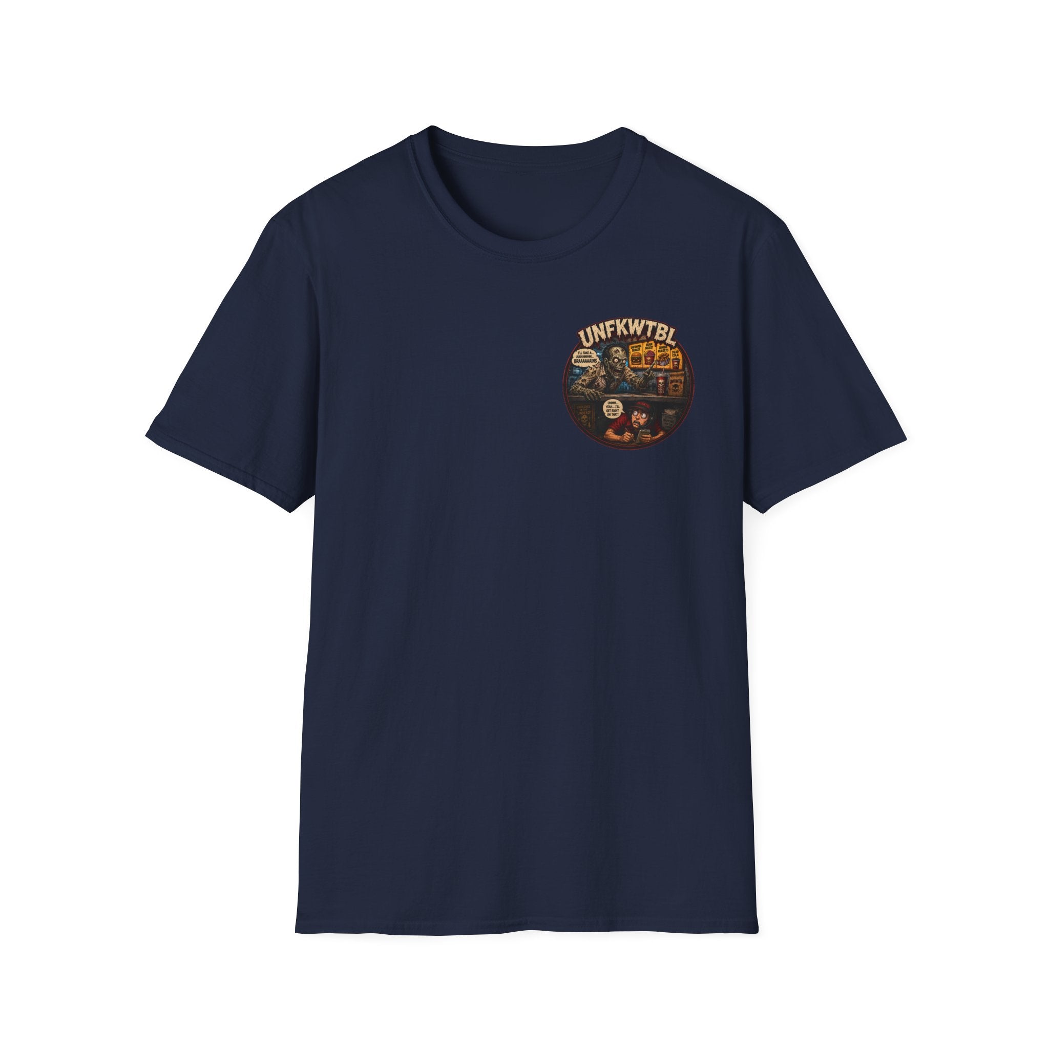 Vintage T-Shirt — "Zombie Wants Fast Food" Band Graphic