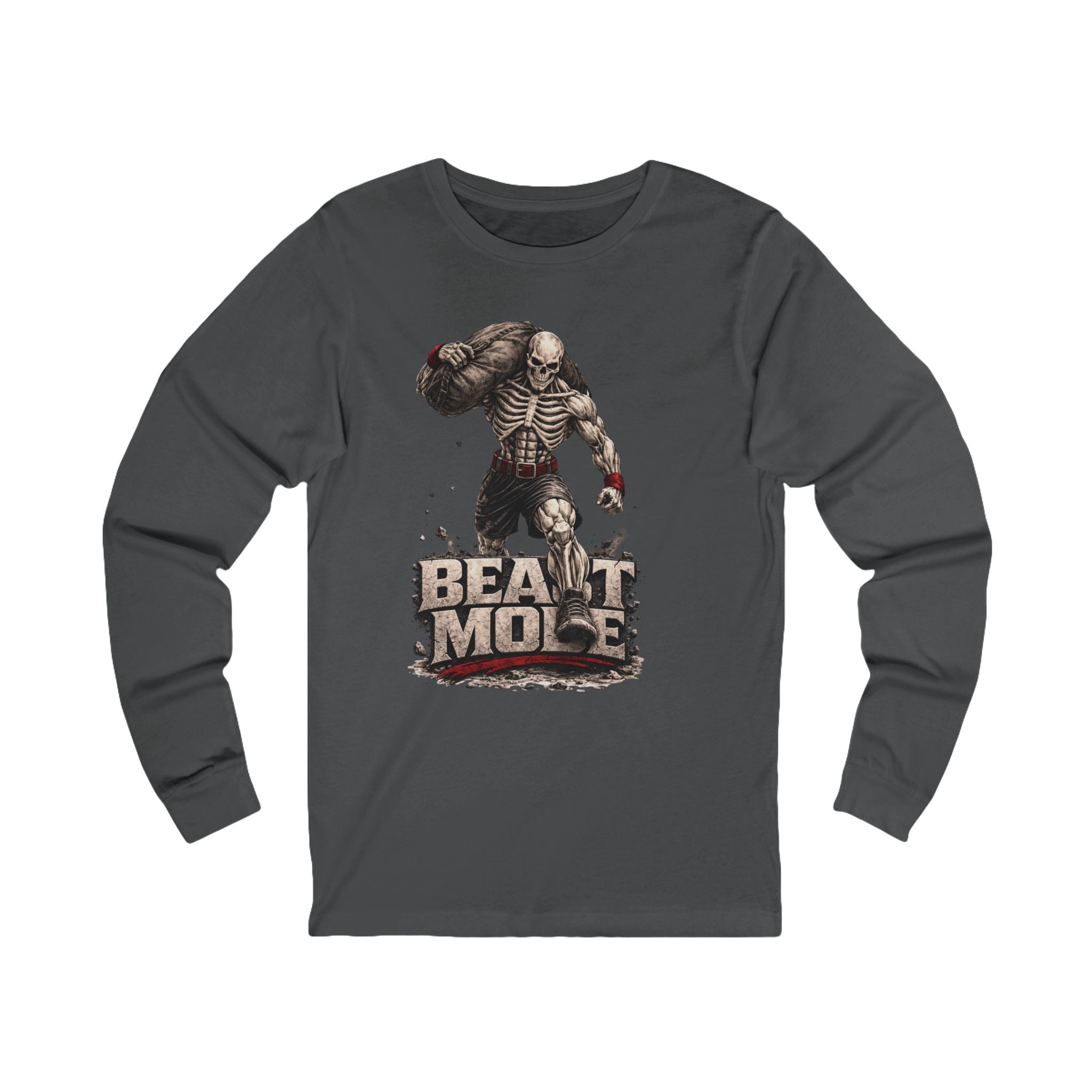 Beast Mode Skeleton Long Sleeve Tee