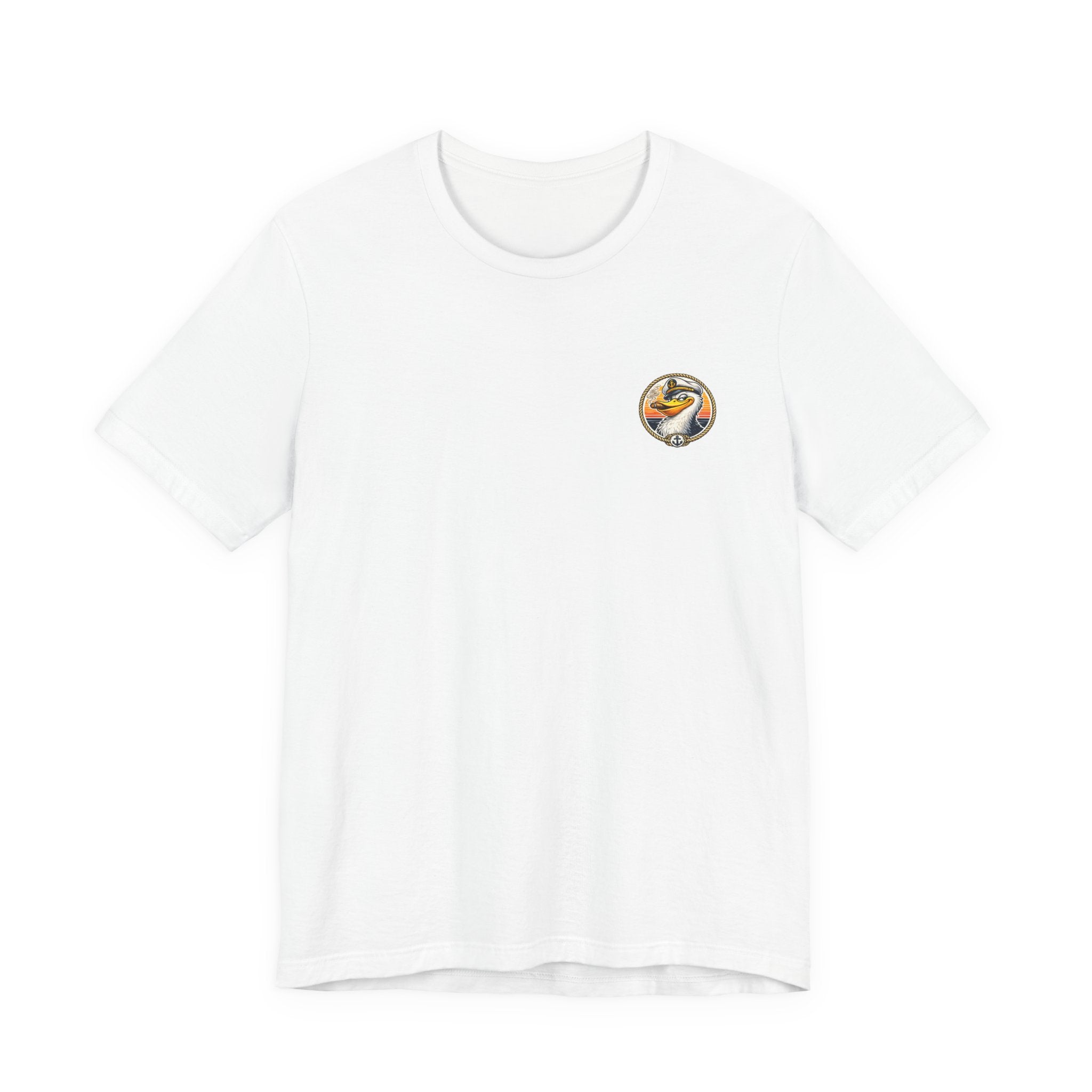 Fishing Duck T-Shirt — “Fishing License: Optional, Skill: Questionable” Graphic Tee