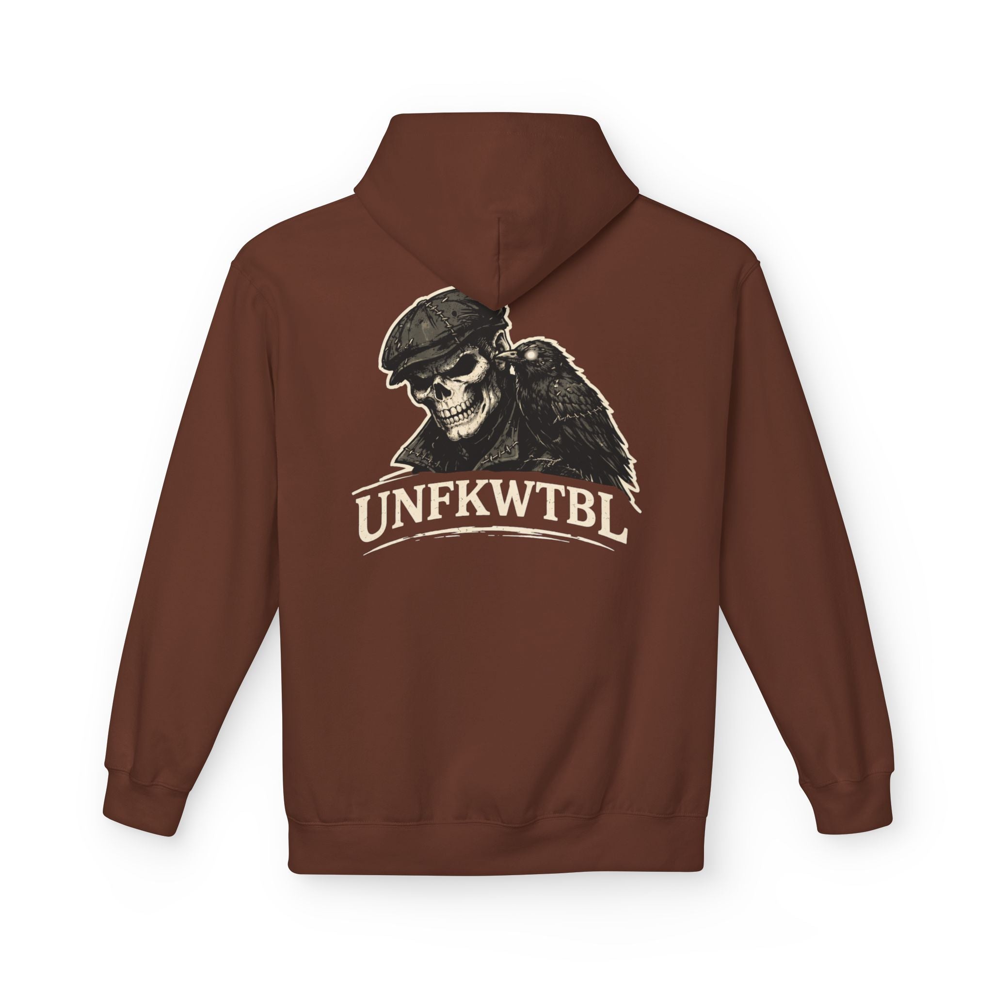 Skull & Raven "UNFKWTBL" Hoodie — Gothic Streetwear Pullover