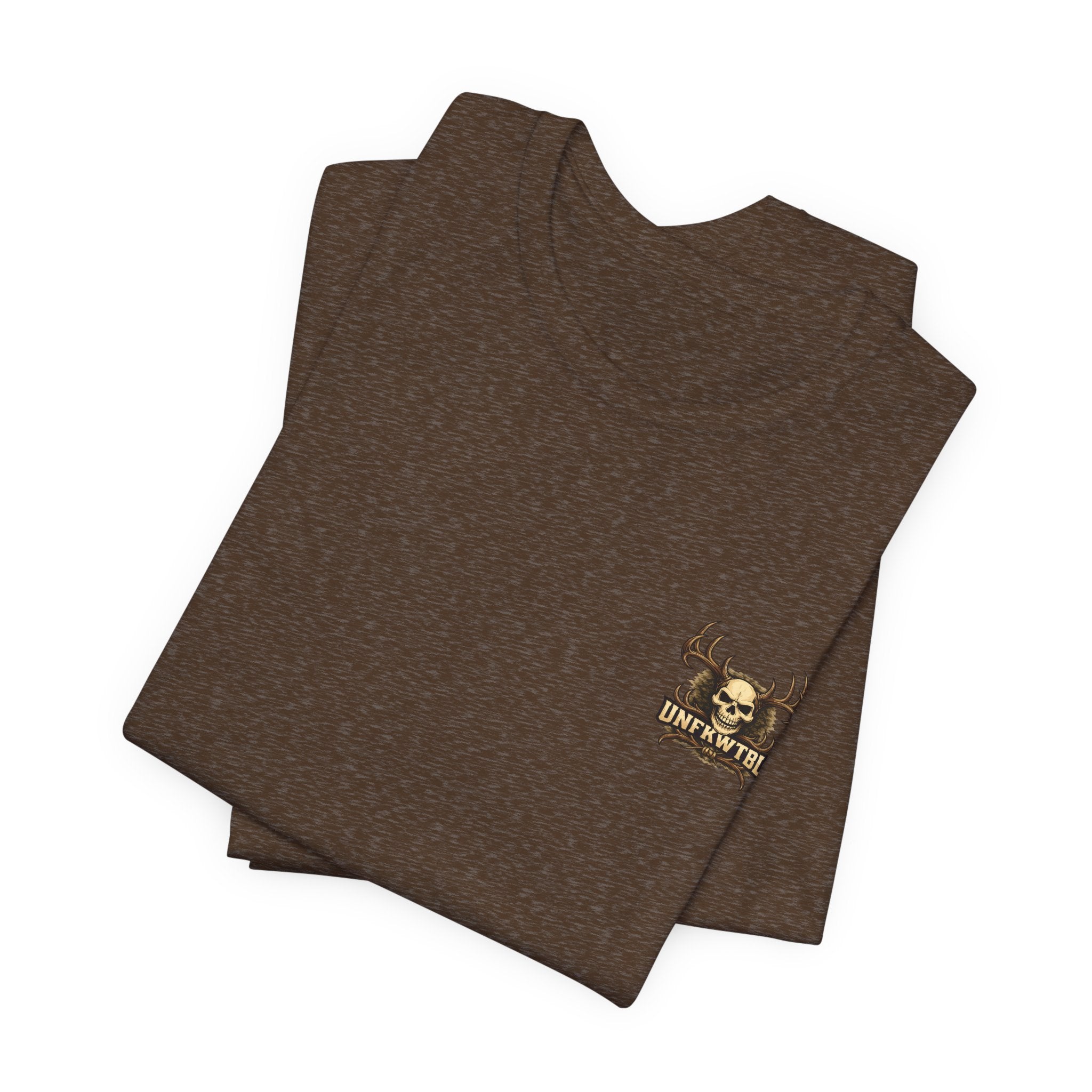 Zero Bucks Given Skull Deer Graphic Tee