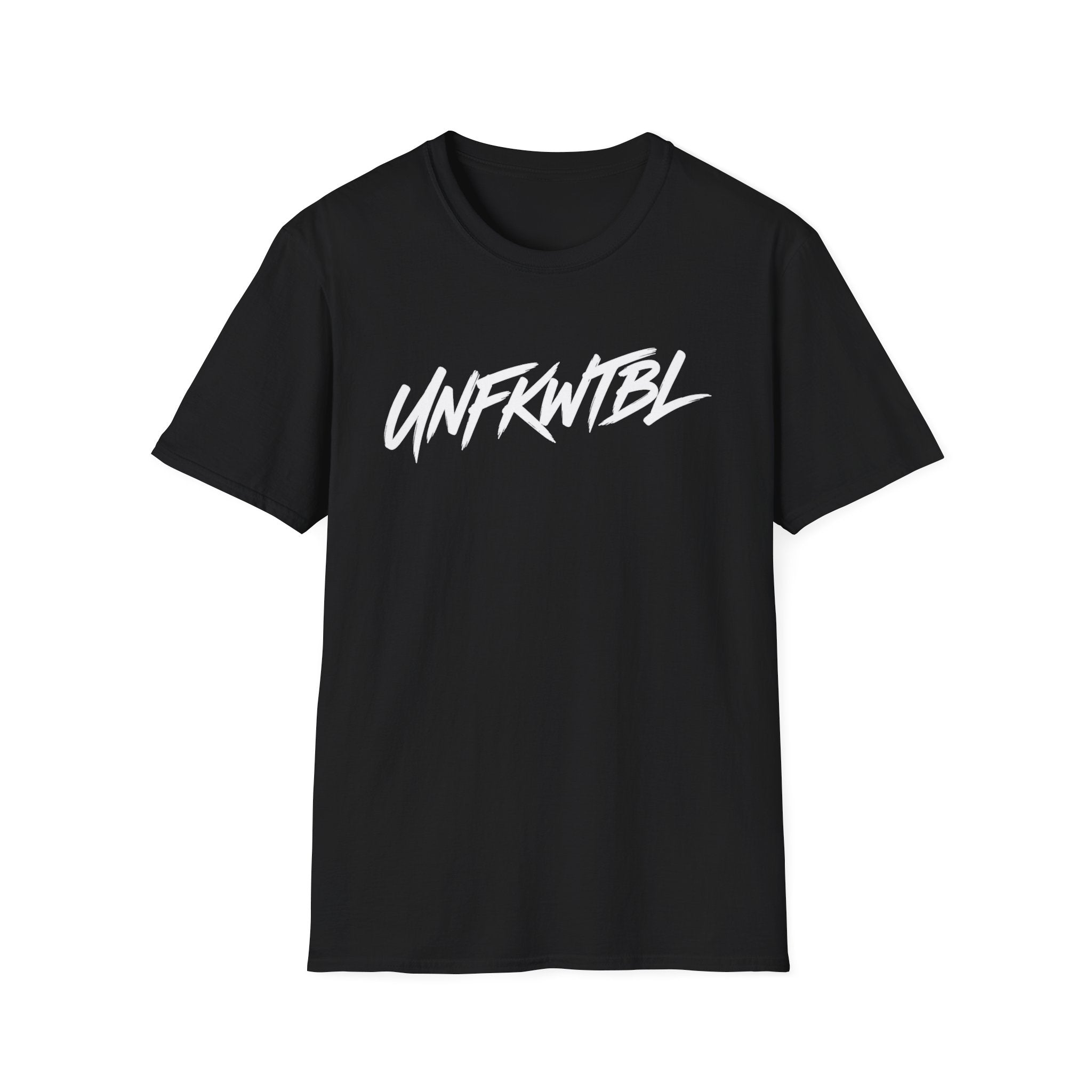 Unfkwtbl Graphic T‑Shirt — Bold White Script Tee