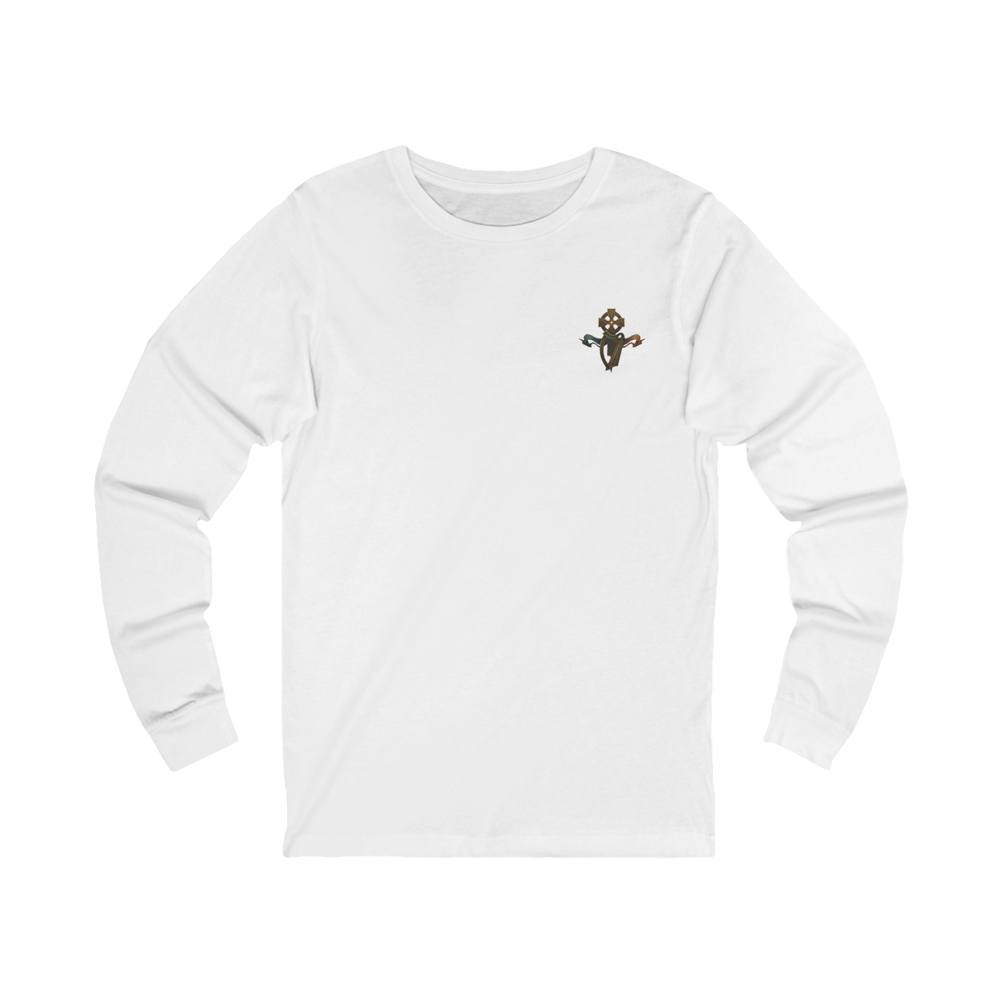 Irish Skull Leprechaun Long Sleeve Tee — “Éire Go Brách” St. Patrick’s Shirt