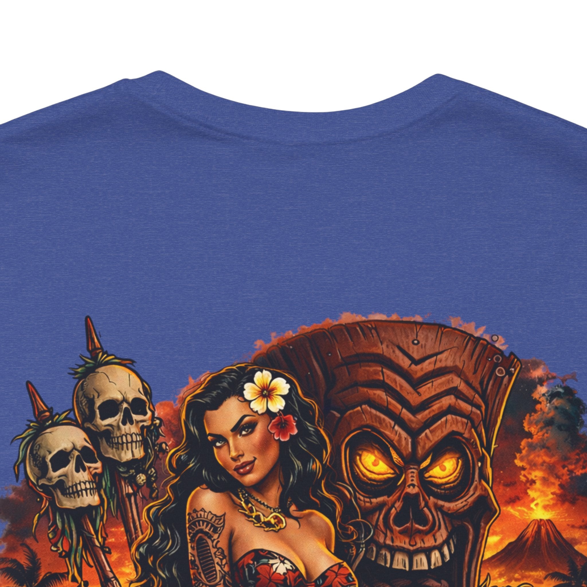 Tiki Horror Tee - "What Happens Here... Owns You" Graphic T-Shirt