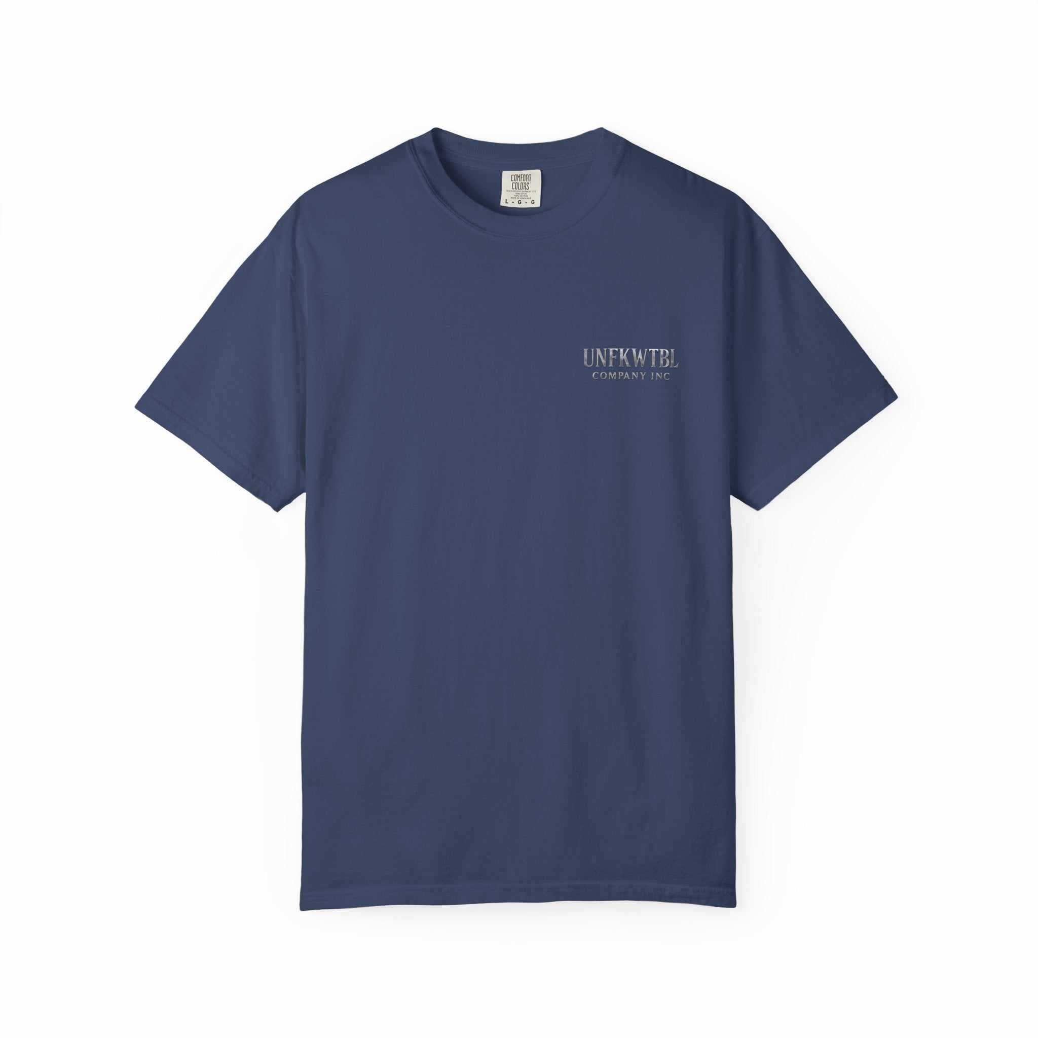 Savage Spirit Graphic T-Shirt vintage style unisex casual navy tee with soft garment-dyed cotton fabric