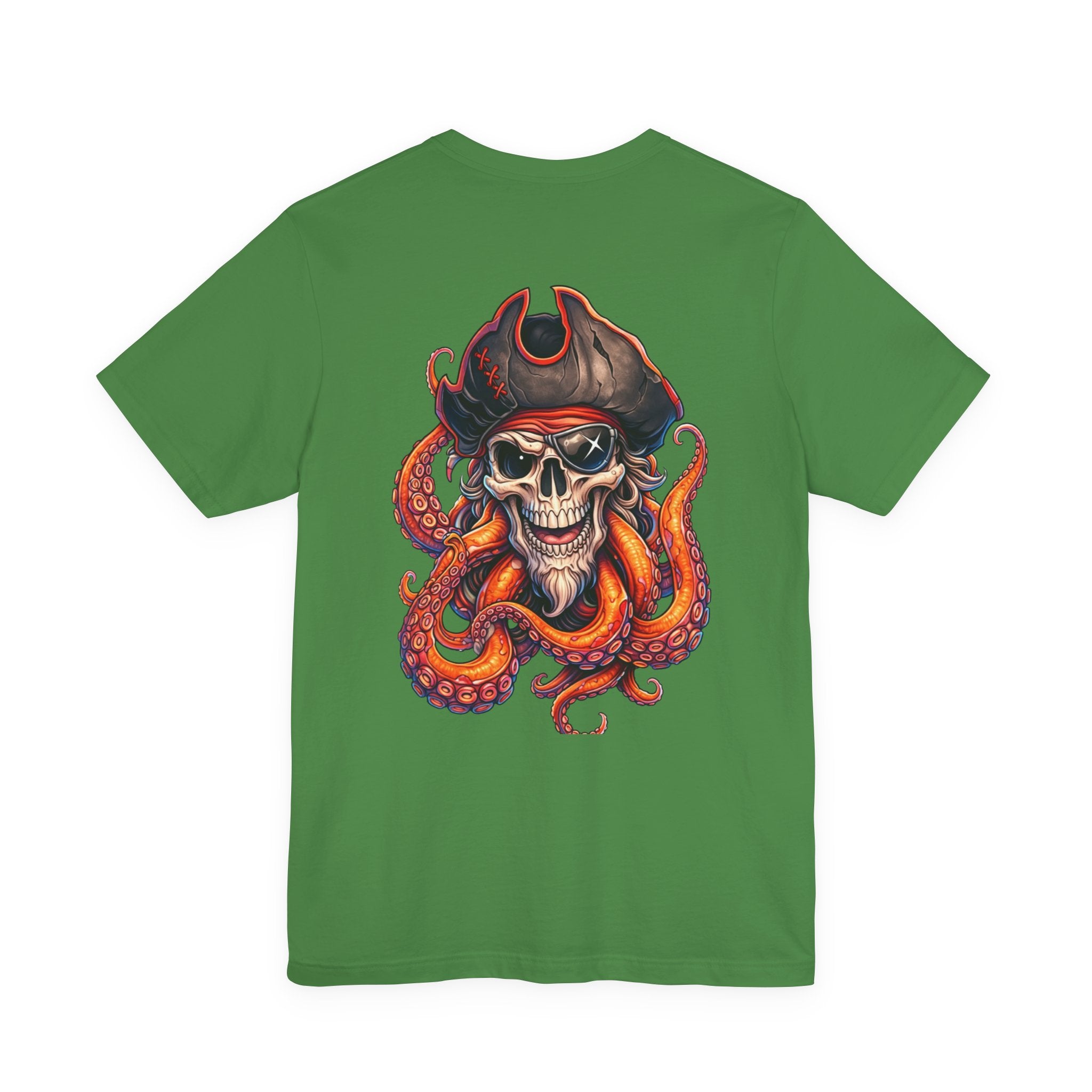 Pirate Skull & Octopus T-Shirt — Nautical Skull Pirate Tee