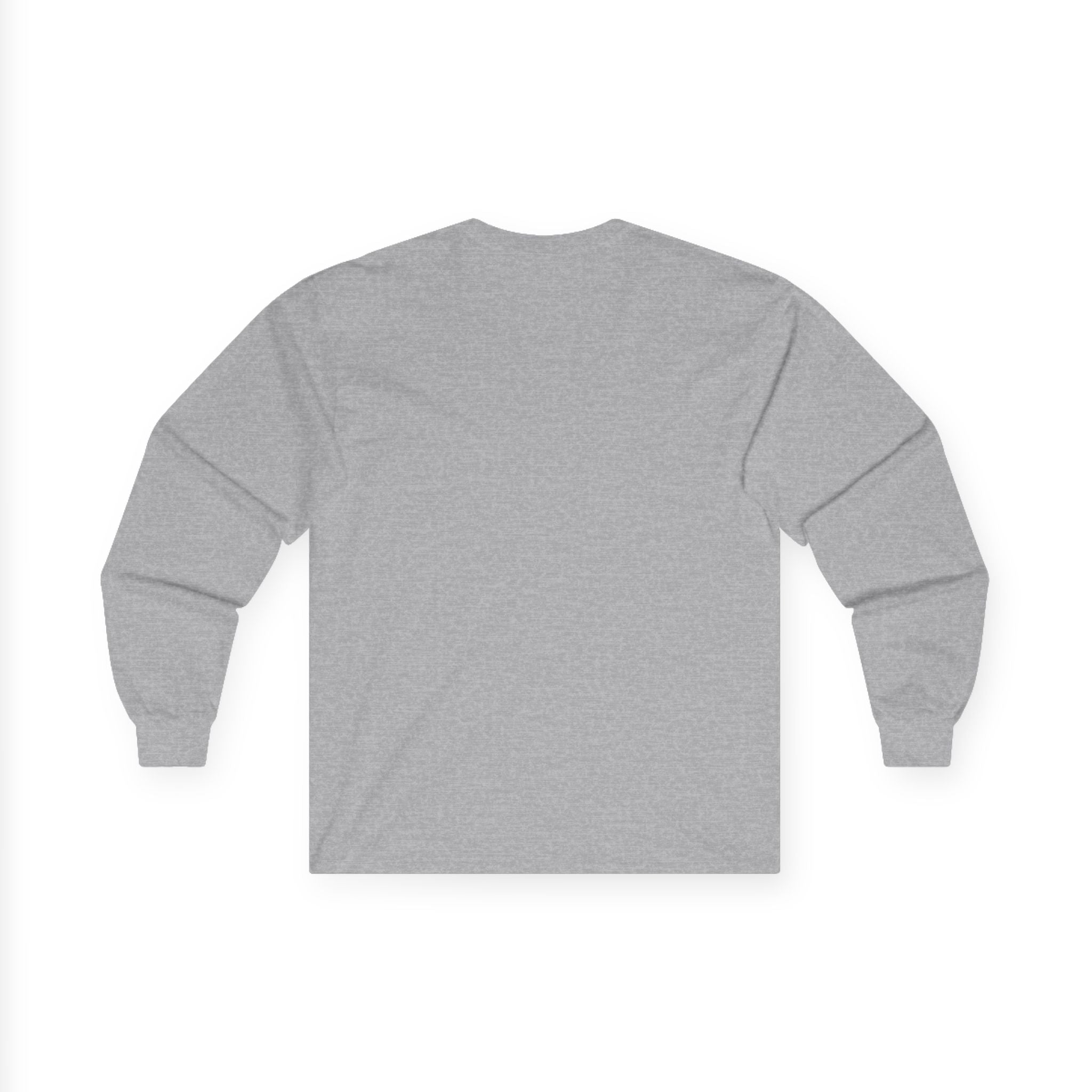 Patriotic Flag Long Sleeve Tee — American Flag Silhouette Design