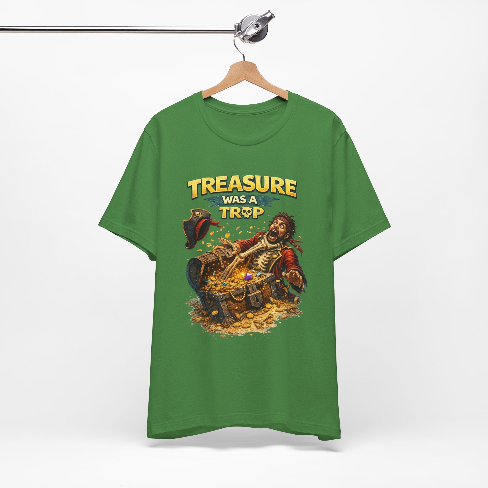 Pirate Treasure Tee — "Treasure Was a Trap" Graphic T-Shirt