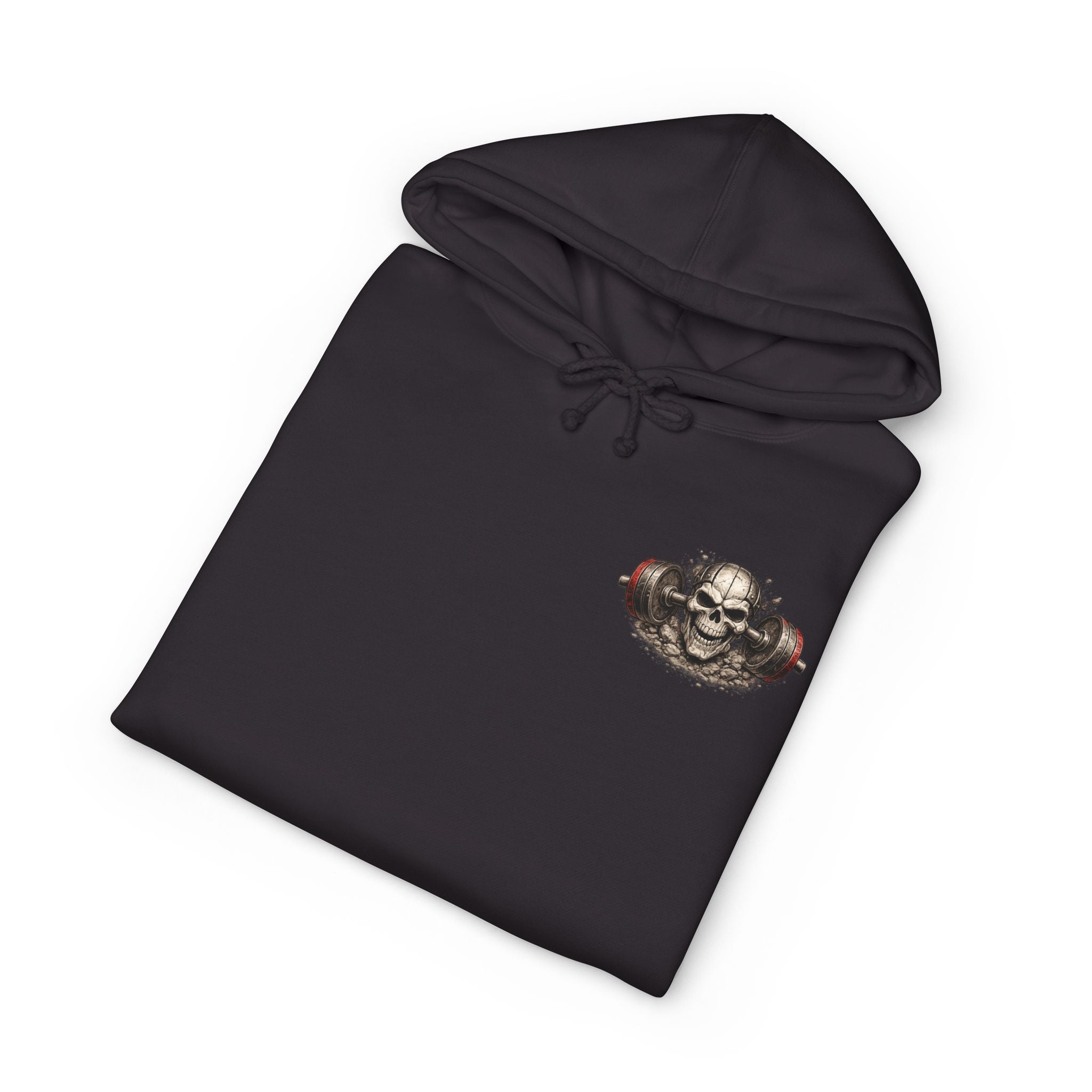 Weightlifter Skull Hoodie — UNFKWTBL Barbell Gym Hoodie