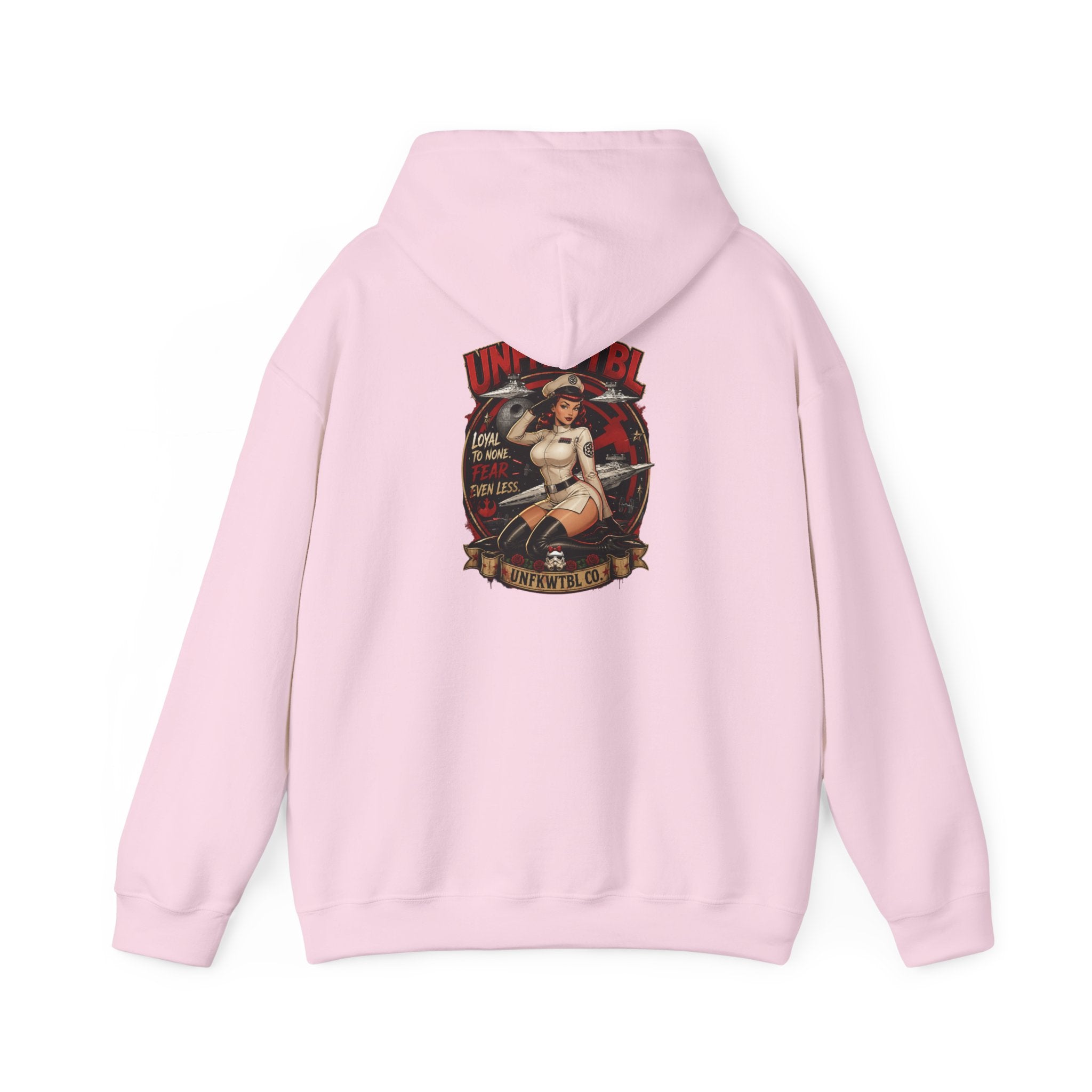 Pinup Nurse Graphic Hoodie – Vintage Tattoo Style Medical Crewneck
