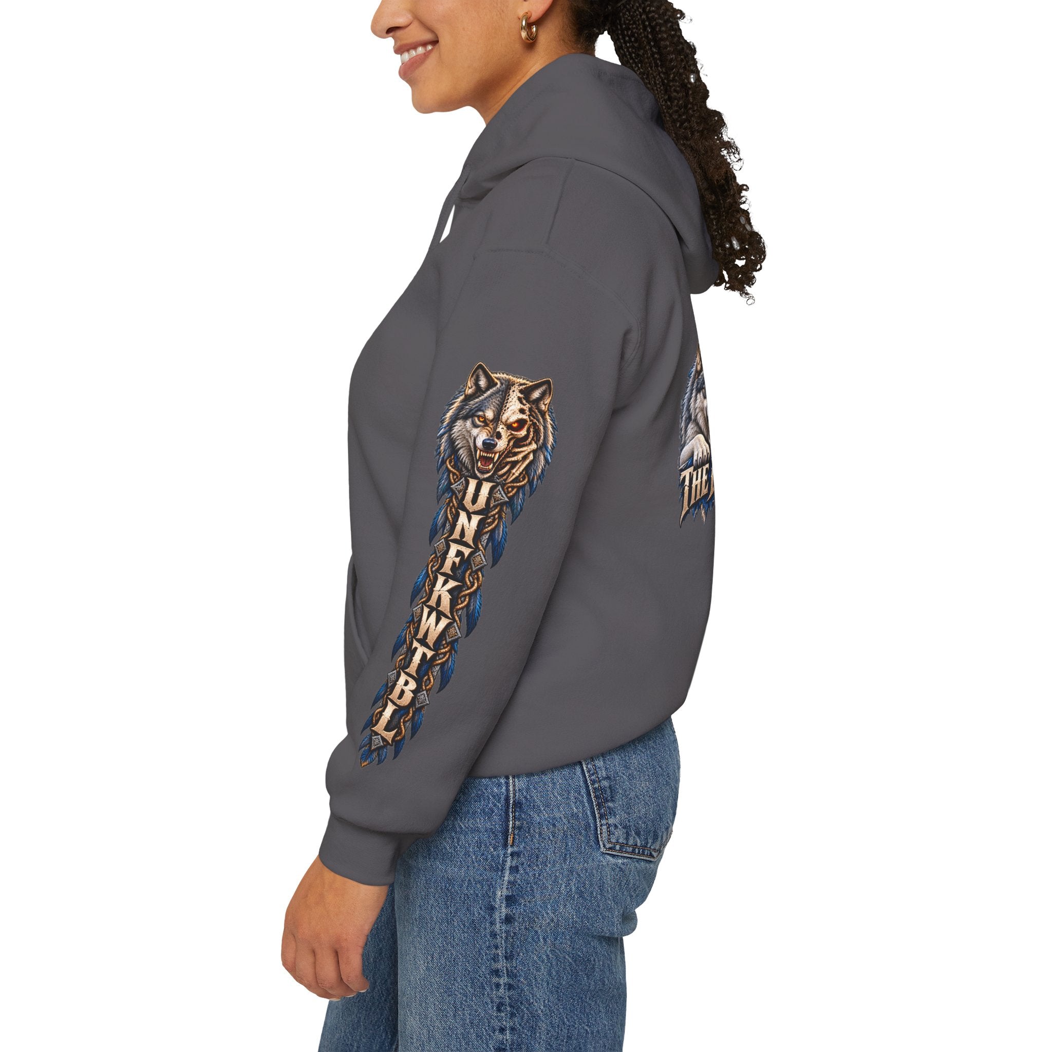 The Dead Don’t Kneel Wolf Hoodie | UNFKWTBL