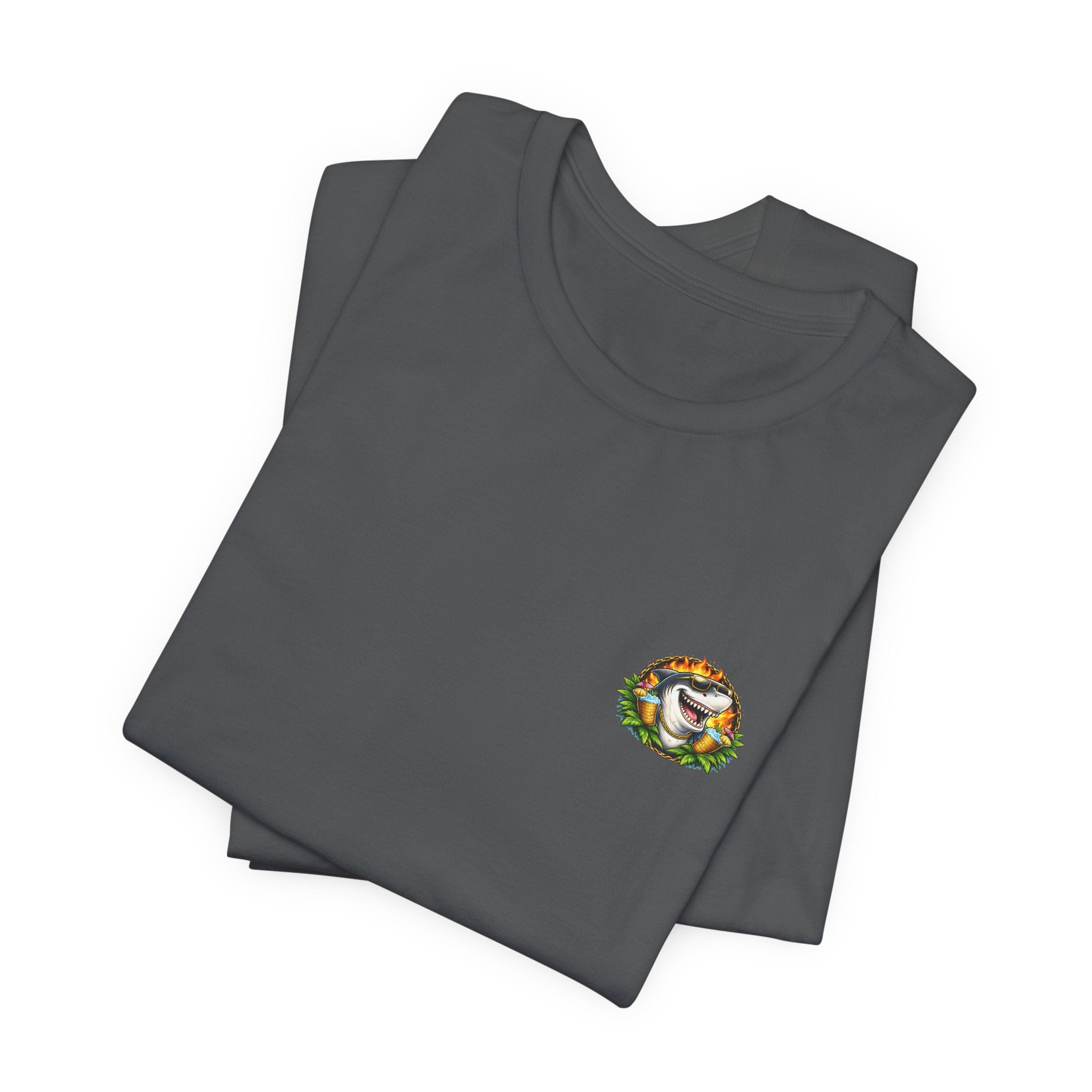 Dockside Delinquents Tee - Funny Shark & Pelican Graphic T-Shirt