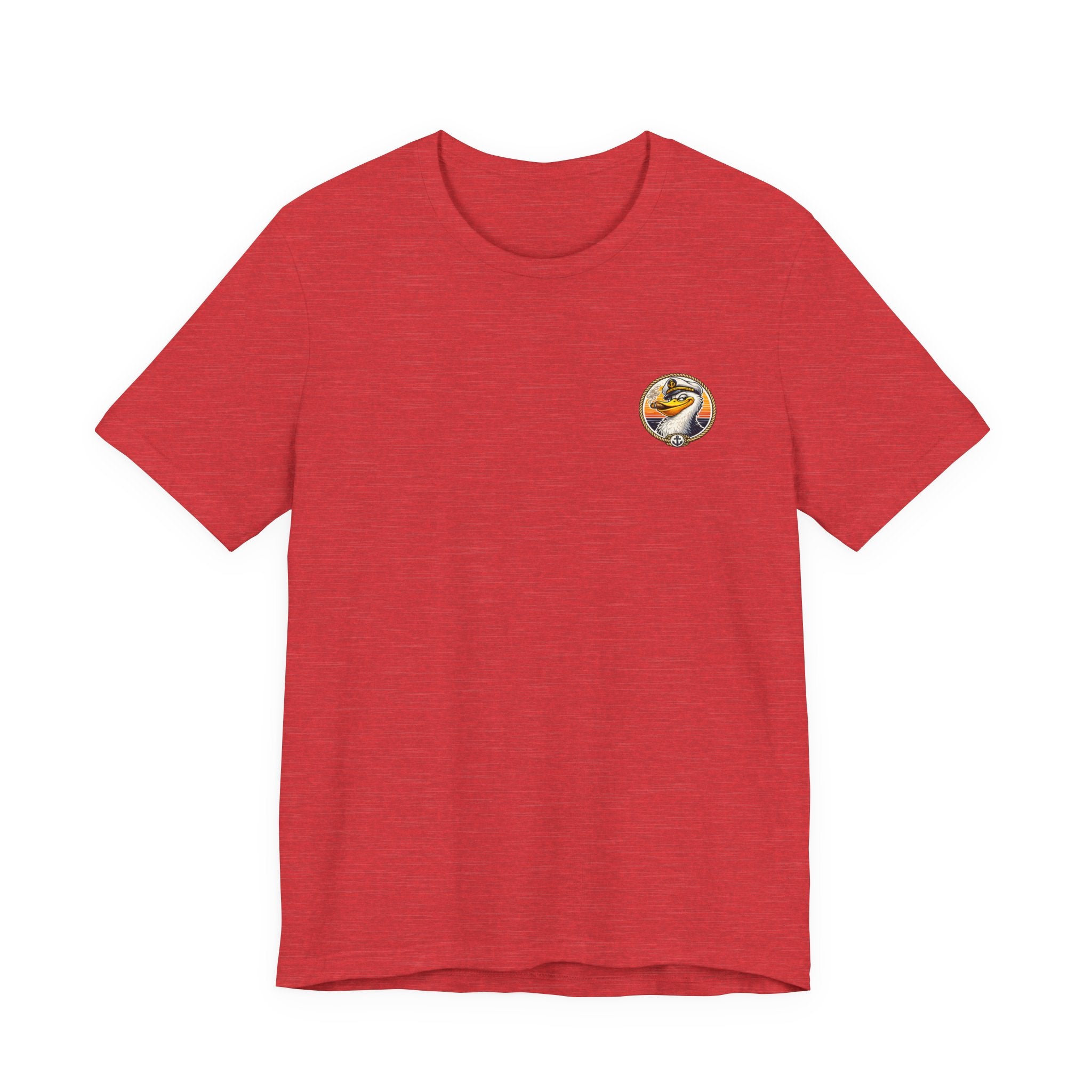 Fishing Duck T-Shirt — “Fishing License: Optional, Skill: Questionable” Graphic Tee