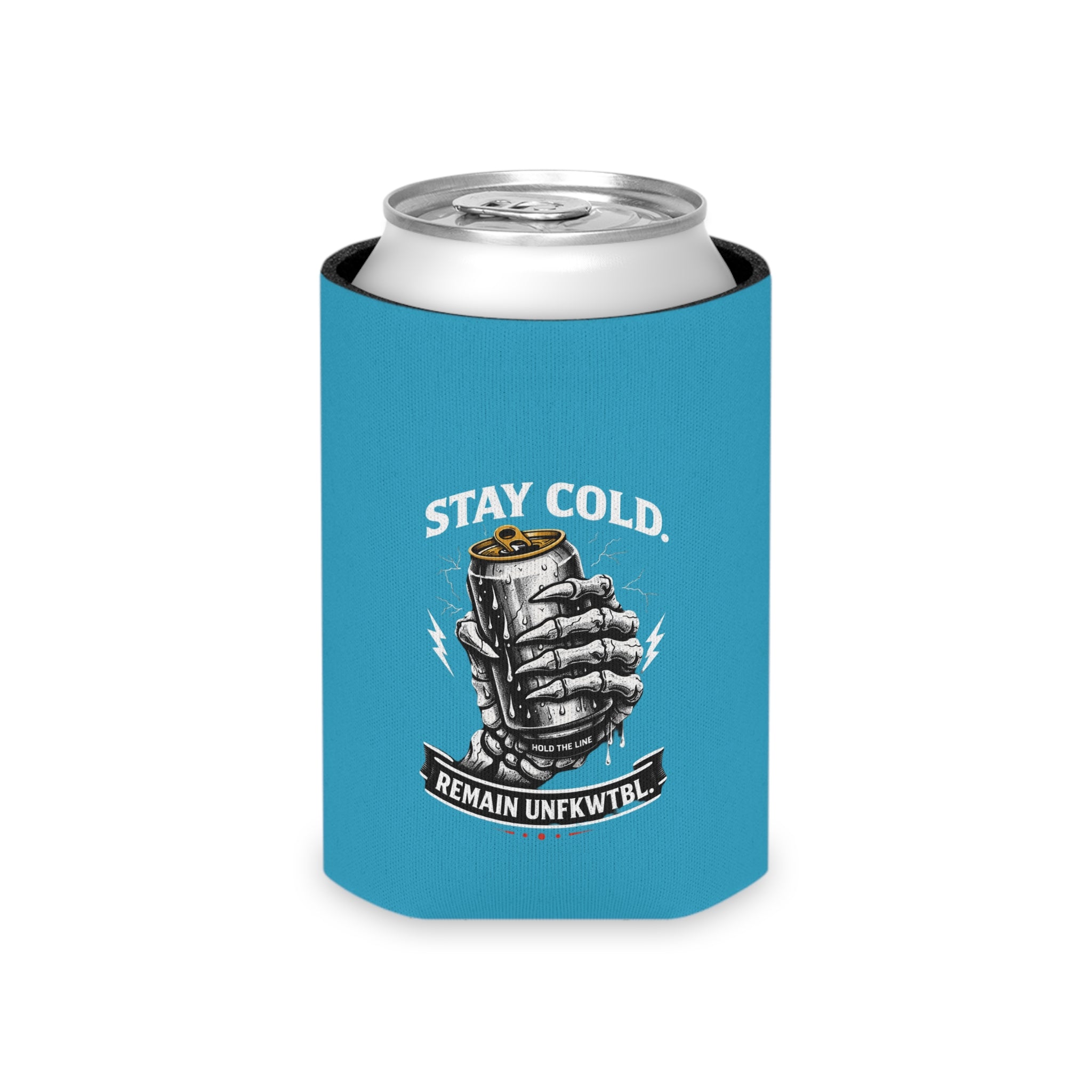 Can Cooler — "Drink Like a Pirate / Stay Cold" Mermaid & Skull Beer Koozie